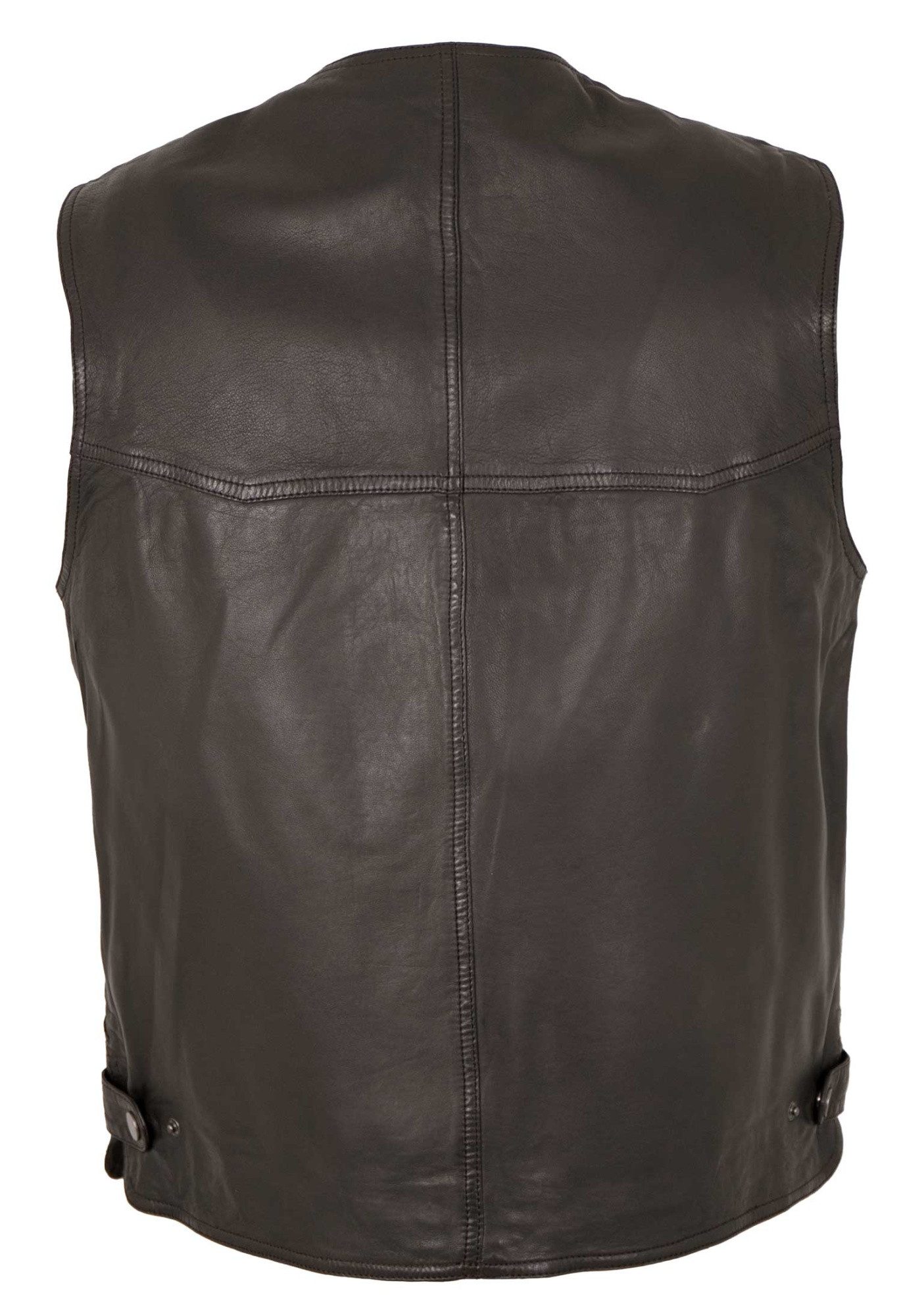 Maddox Lederweste Georgio MADDOX - Herren Lederweste Lammnappa dunkelbraun günstig online kaufen