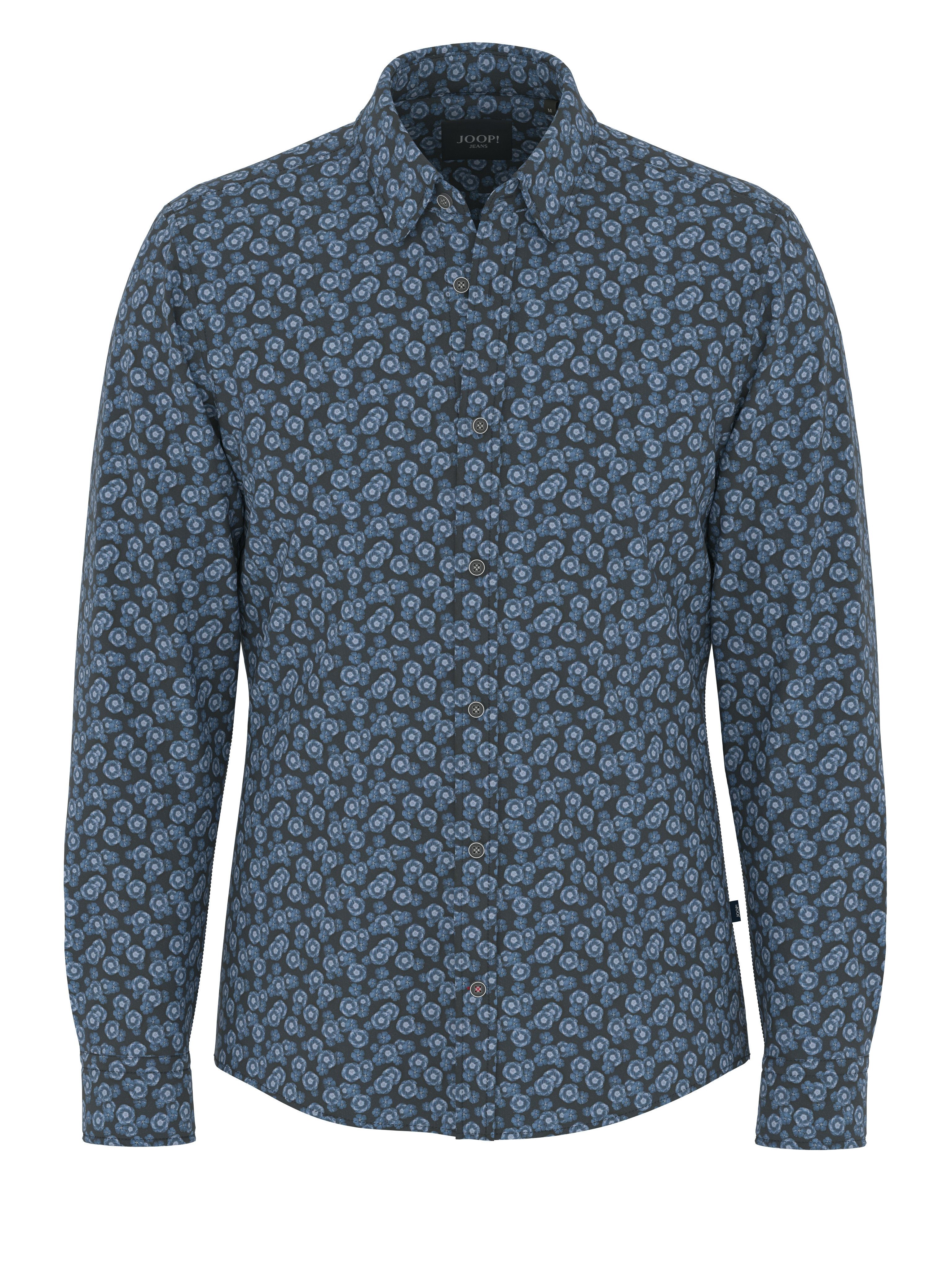 Joop Jeans Langarmhemd Hanson3-W Logostickerei am günstig online kaufen