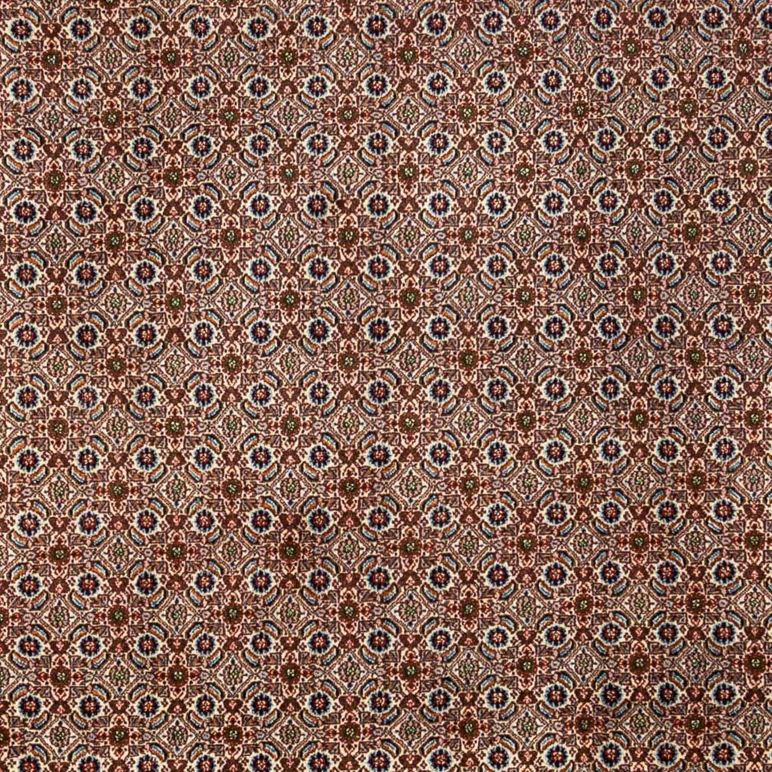 Hochflor-Läufer Ghoutshan Medaillon Marrone rechteckig, Unikat mit mm, cm, 388 x morgenland, Zertifikat Höhe: 10 83