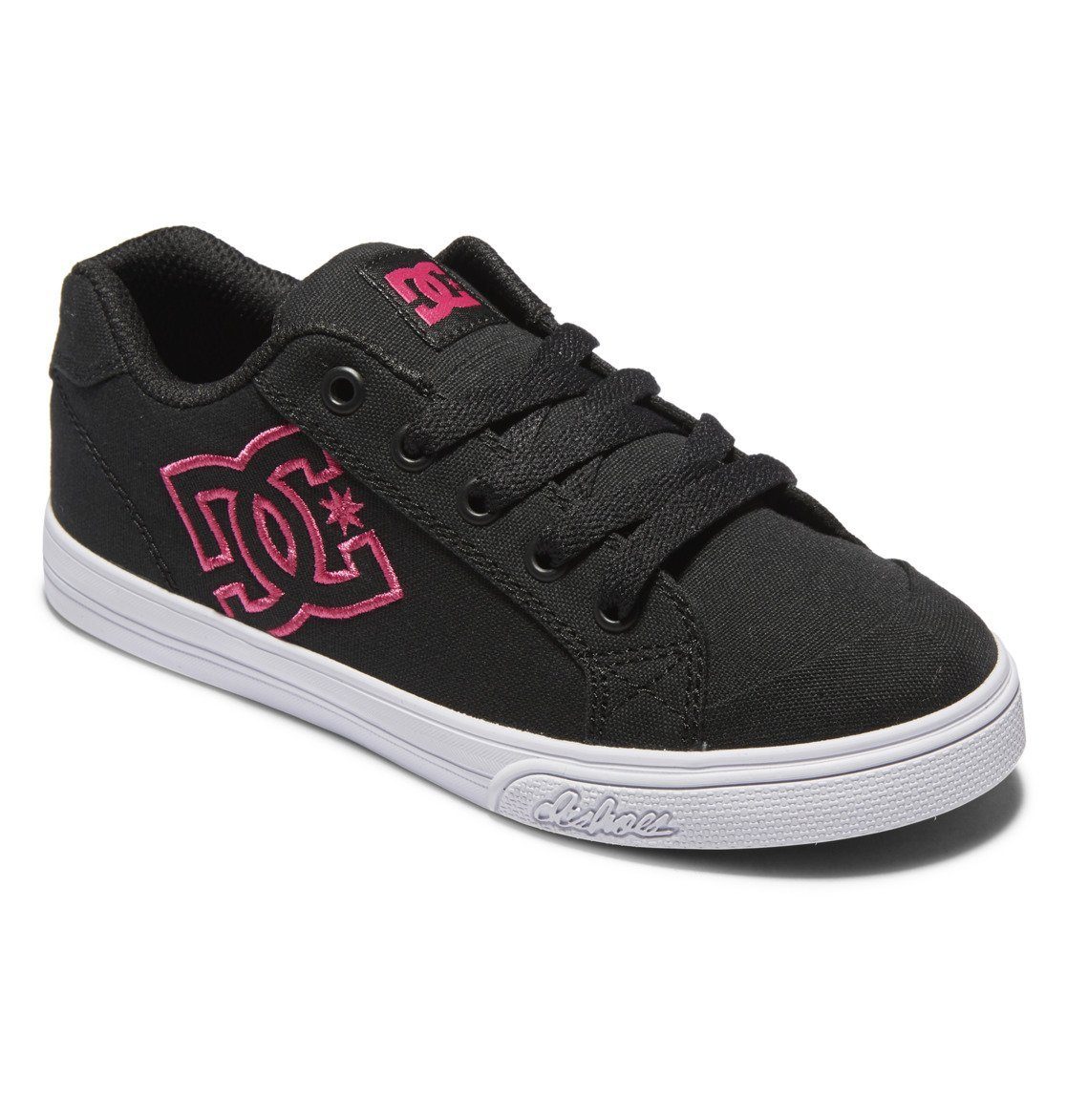 DC Shoes Chelsea Sneaker Black/Pink Stencil
