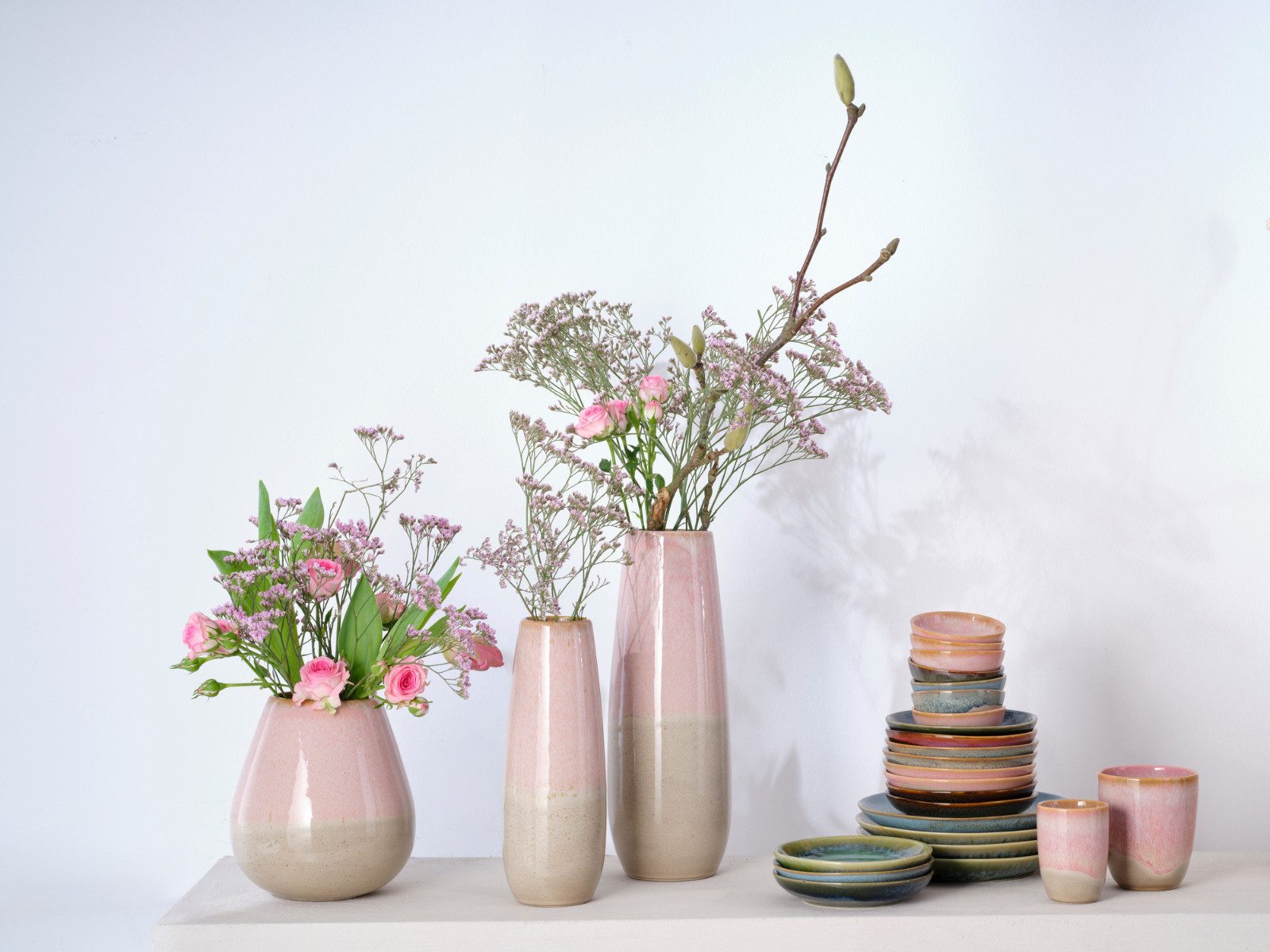 ASA SELECTION Dekovase il capriccio Vase rosato 18cm (Vasen)