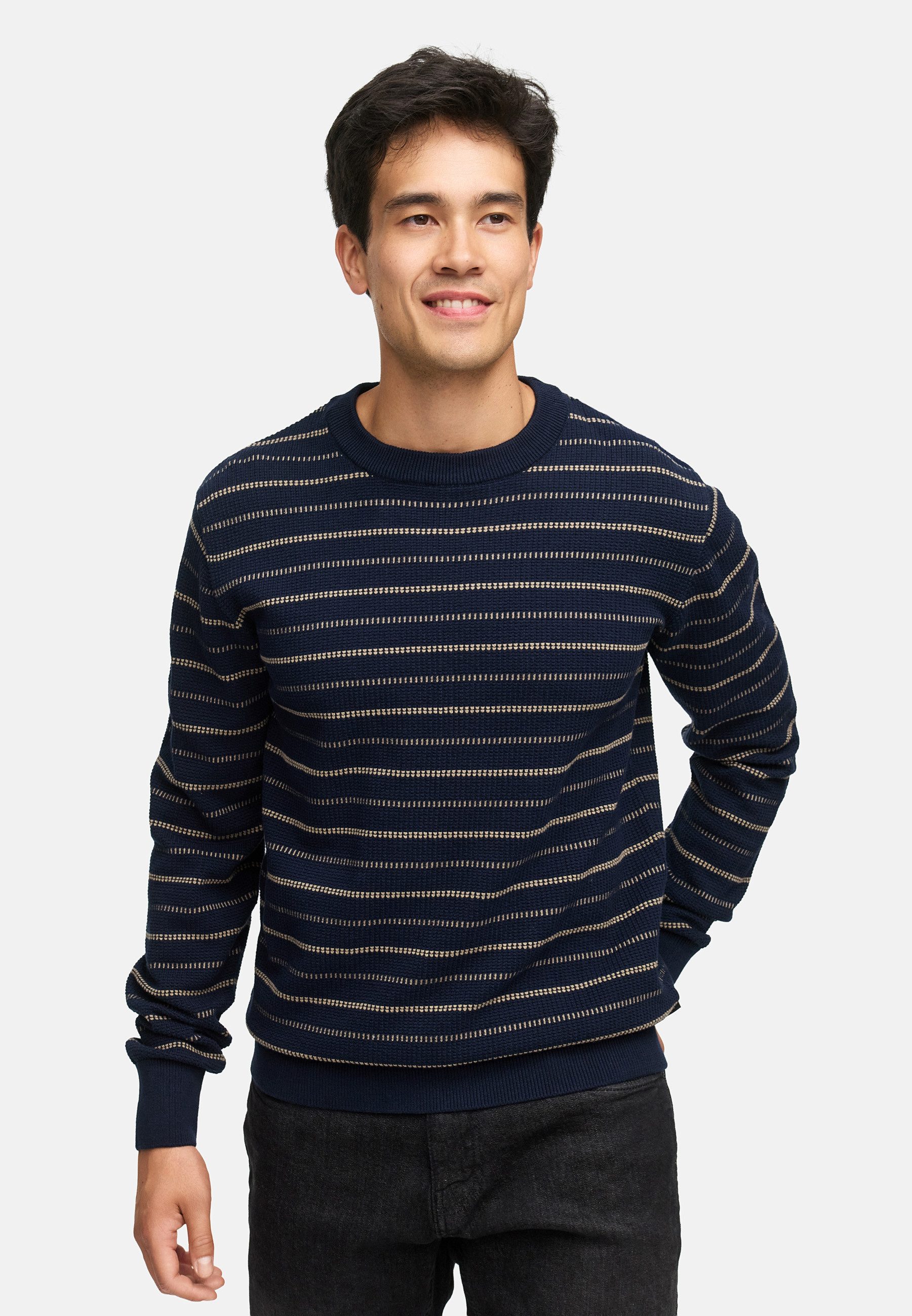 Indicode Strickpullover Herren INMoltilion Pullover Herrenpullover Baumwoll günstig online kaufen