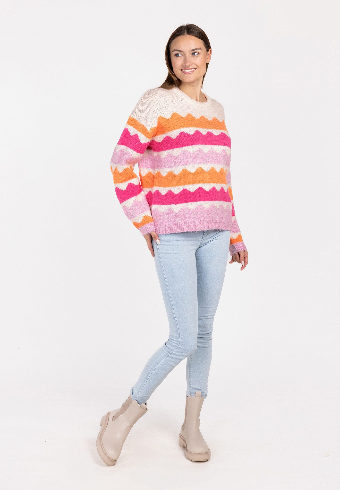 Key Largo V-Ausschnitt-Pullover WKN WAVES round