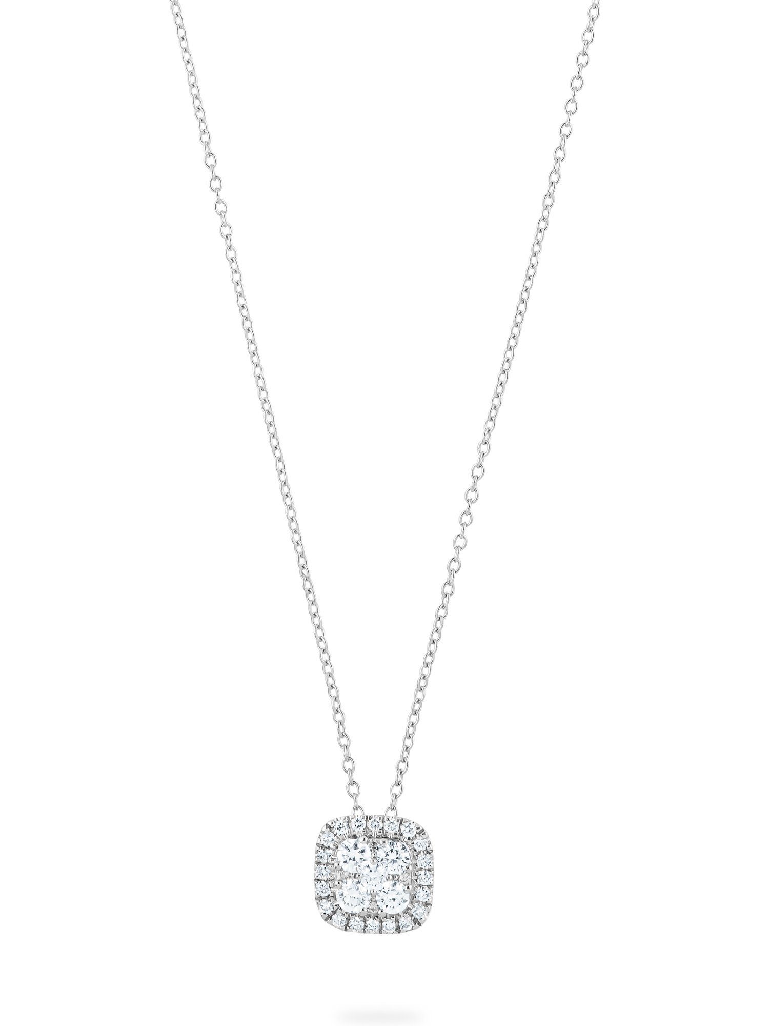 CHRIST Collier CHRIST Damen-Kette 585er Weißgold 29 Diamant