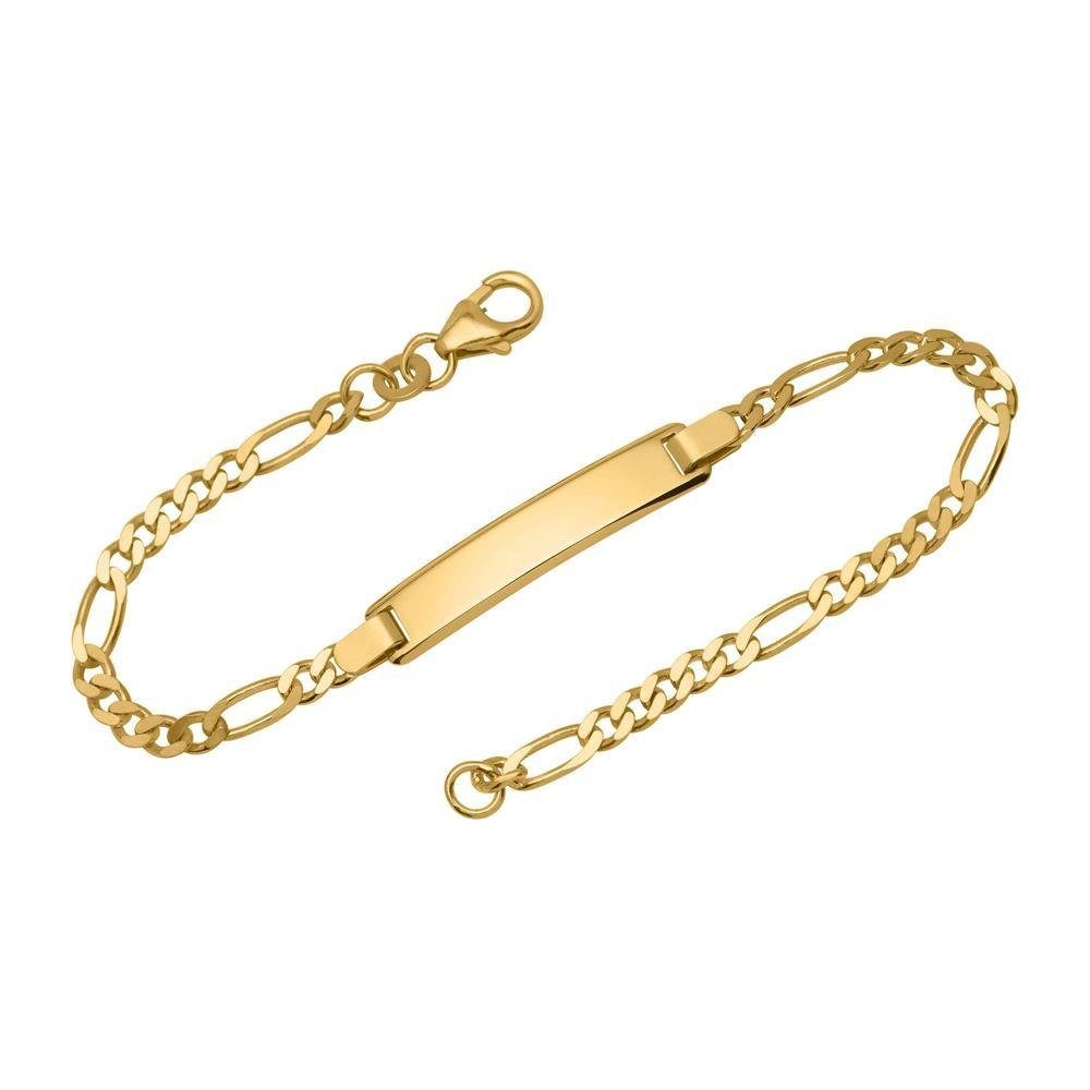 Unique Goldarmband 333er Goldarmband: ID-Armband Gold BIN5015
