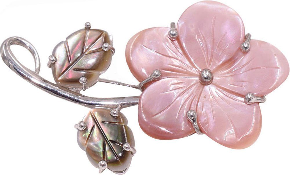 Brosche Schmuck Geschenk Silber 925 Ansteckschmuck Blume