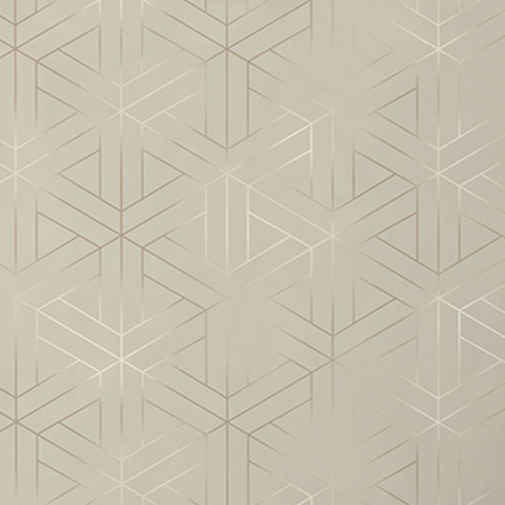 Estella Bettwäsche Estella Mako-Satin Bettwäsche 135x200 Luan ecrue uni Waben Rauten, Mako-Satin, 2 teilig