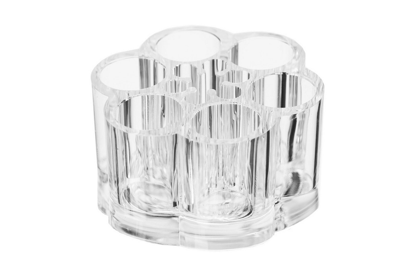 Fantasia Beauty Make-Up Organizer Acryl-Ständer für Lippenstifte, Zerstäuber, rund, leer, Ø 9 cm, 1-tlg., Acryl-Ständer für Lippenstifte, Zerstäuber, rund, leer, Ø 9 cm