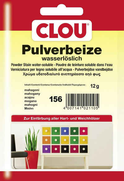 CLOU Holzbeize Clou Pulverbeize 12 g mahagoni