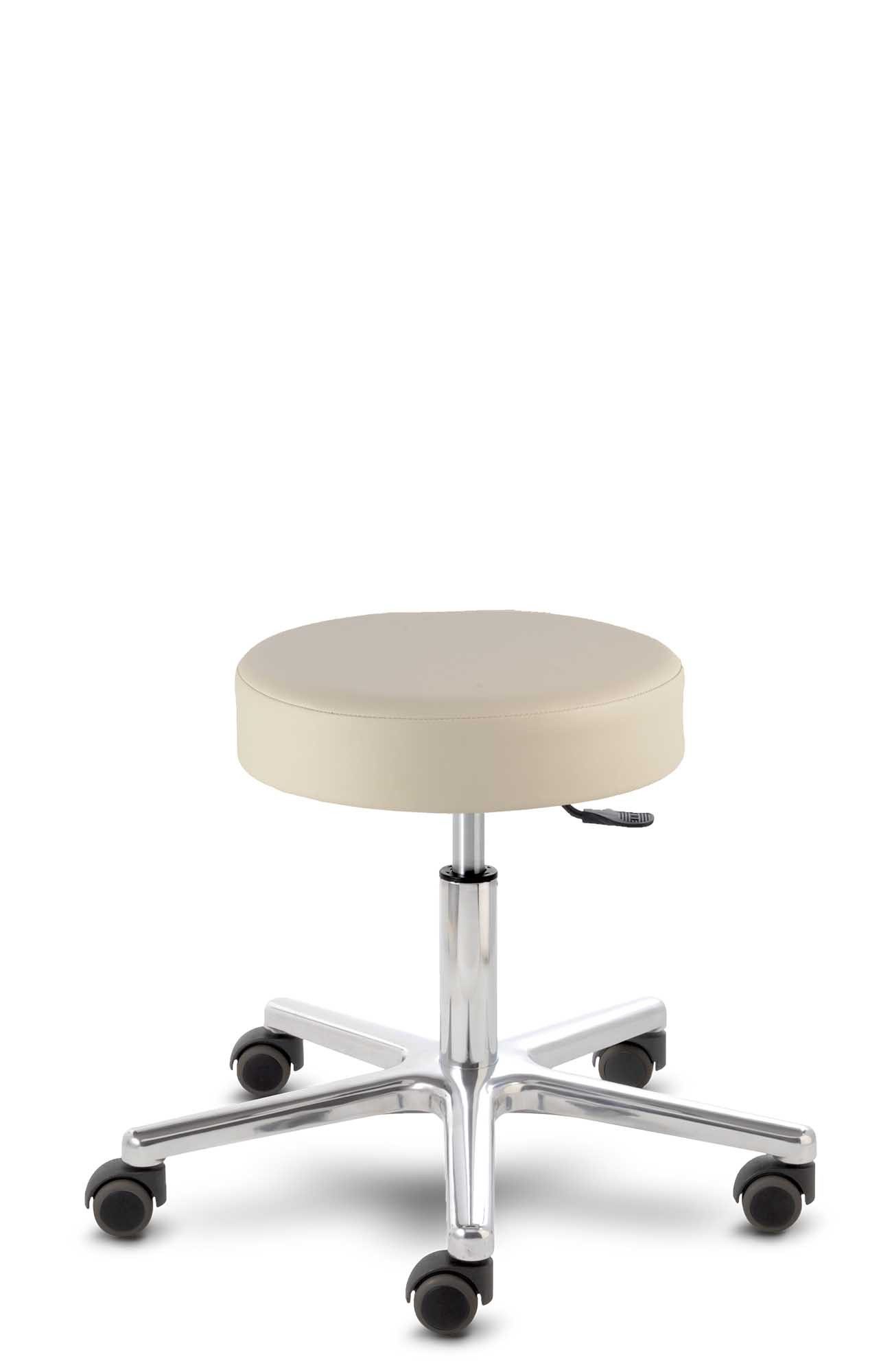 Prova Nova Arbeitshocker Rollhocker puffi® 4100, Sitzhöhe ca. 45 - 59 cm