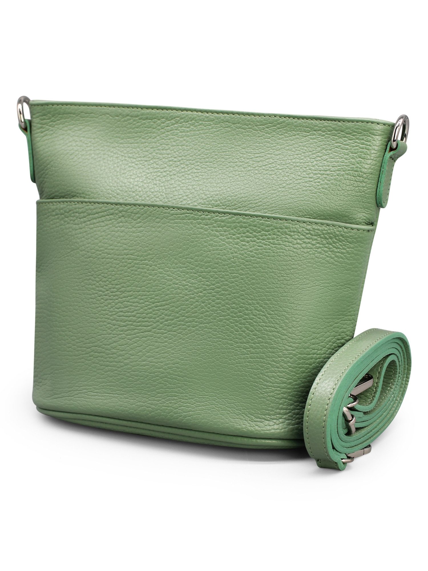 Adel Bags Schultertasche LINA Umhängetasche für Damen, Schultertasche Echtleder Gürteltasche