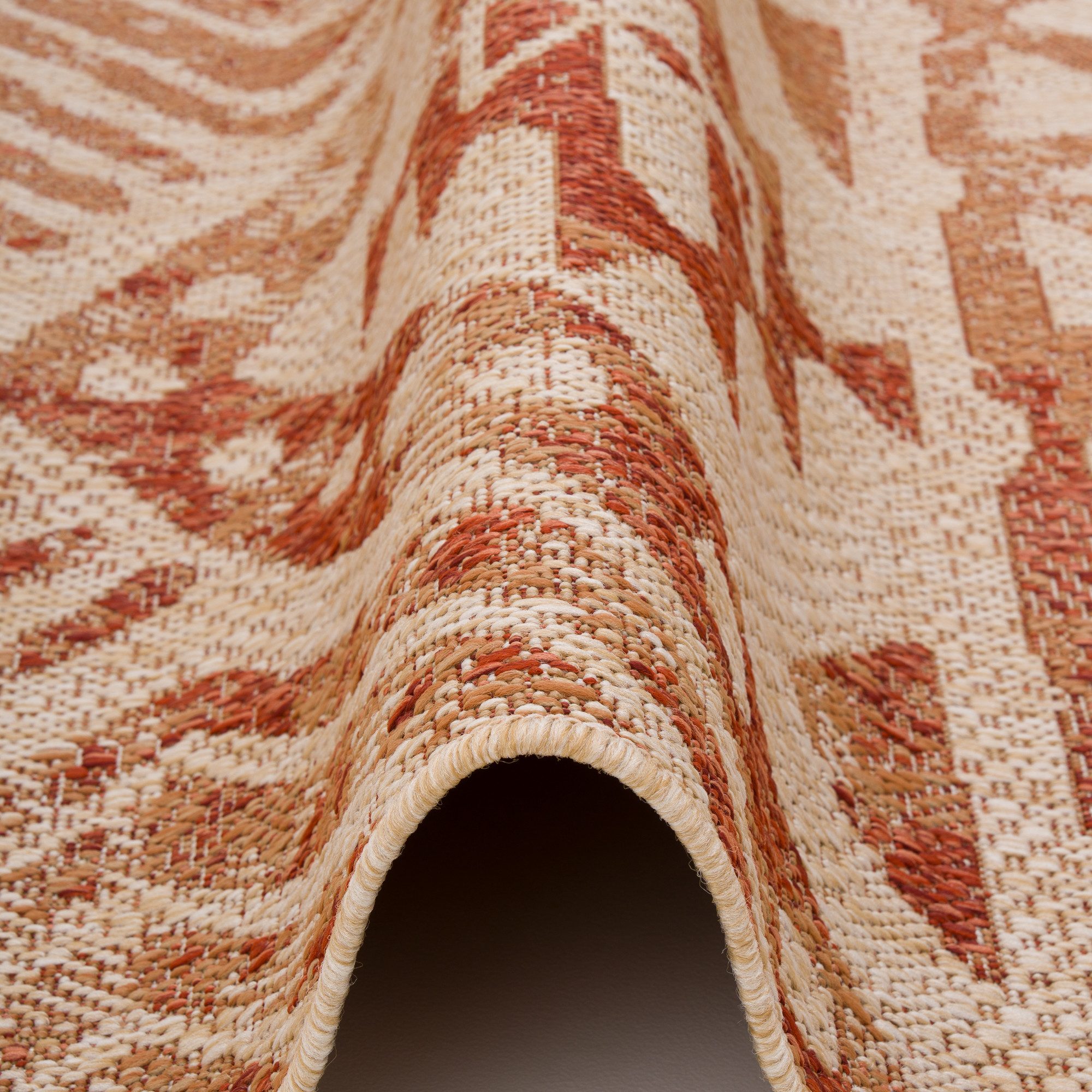 Pergamon Outdoorteppich In- und Outdoor Teppich Carpetto Vintage, Rechteckig, Höhe: 6 mm