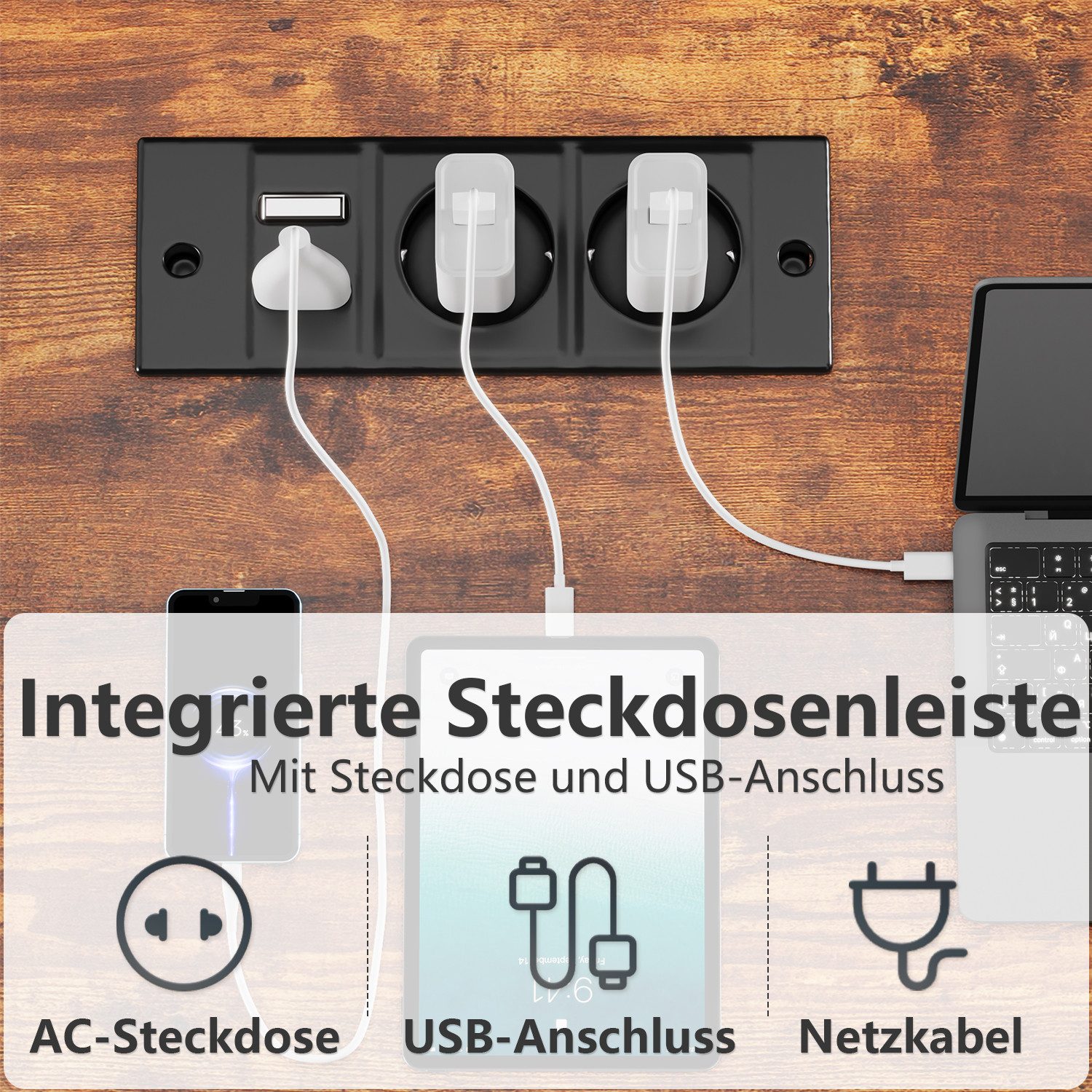 GUNJI Eckschreibtisch 160 * 115cm Schreibtisch günstig online kaufen