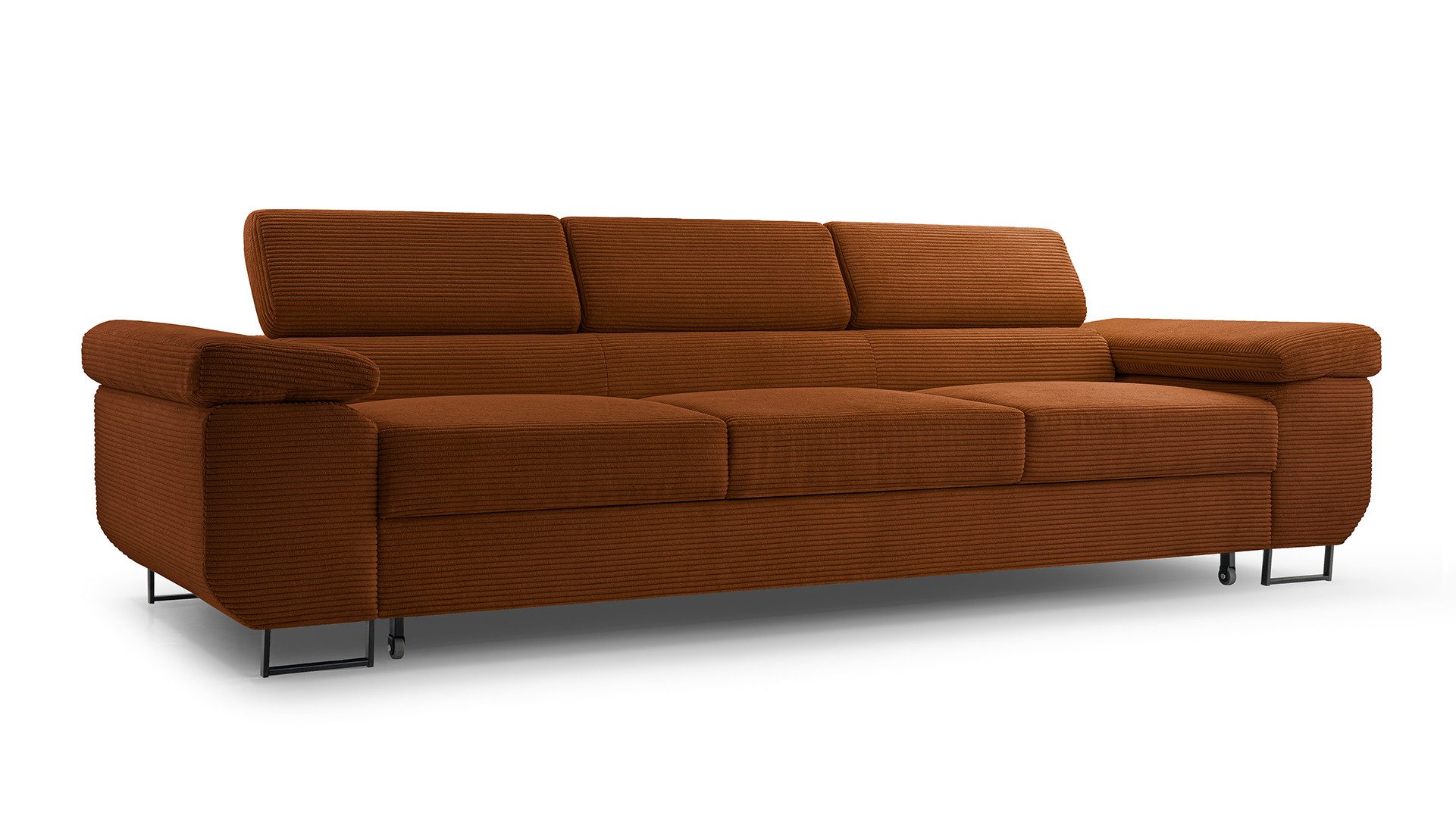 Beautysofa Schlafsofa NAVIO, mit Verstellbare Kopfstützen günstig online kaufen