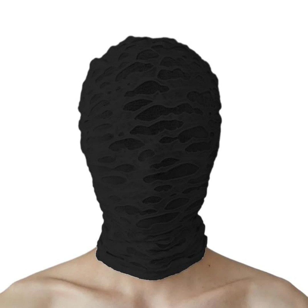 Sorvyzxn Kostüm Halloween Masken Unisex, Dehnbare Ganzgesichts Maskenhaube aus Mesh, für Karneval,Halloween, Maskenball, Cosplay und Kostümpartys