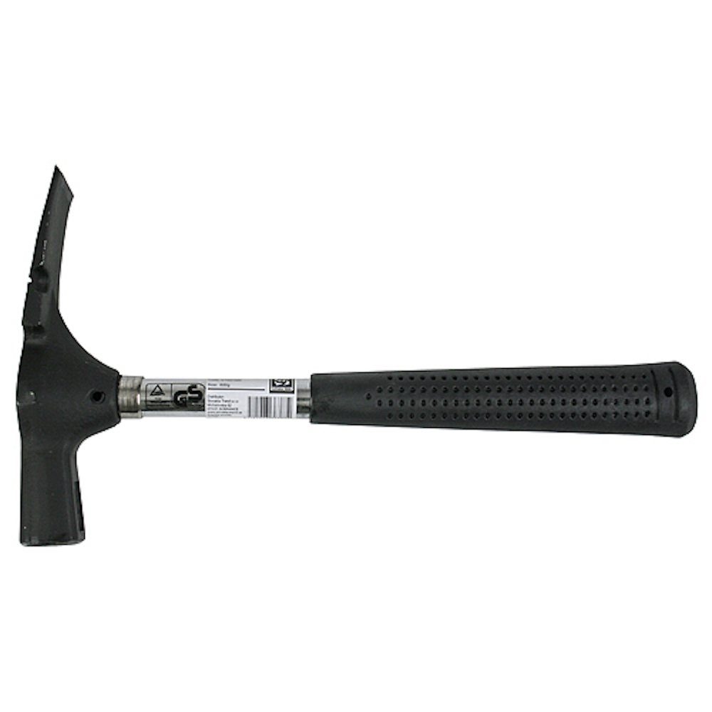 PROREGAL® Hammer Maurerhammer kg mit Metallstiel Gummigriff 0,6