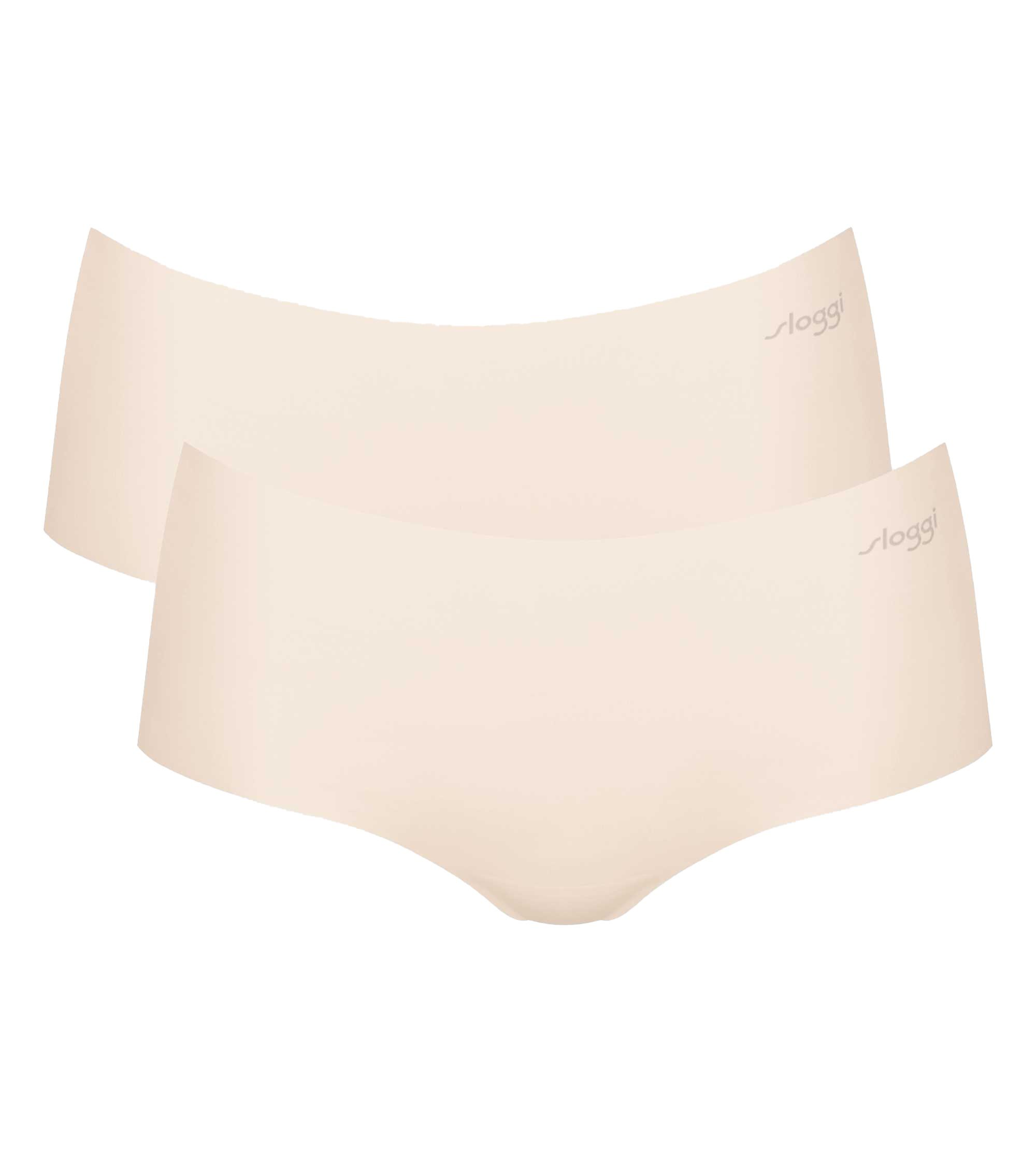 Sloggi Panty Damen Shorts, 2er Pack - Zero Microfibre 2.0 Creme