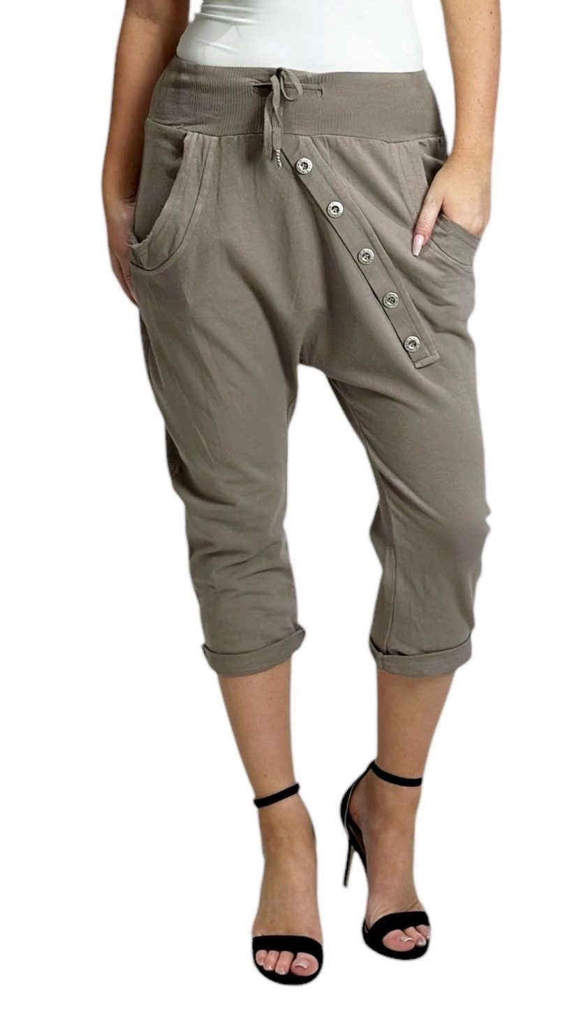Mississhop Caprihose Damen Capri Hose Boyfriend günstig online kaufen