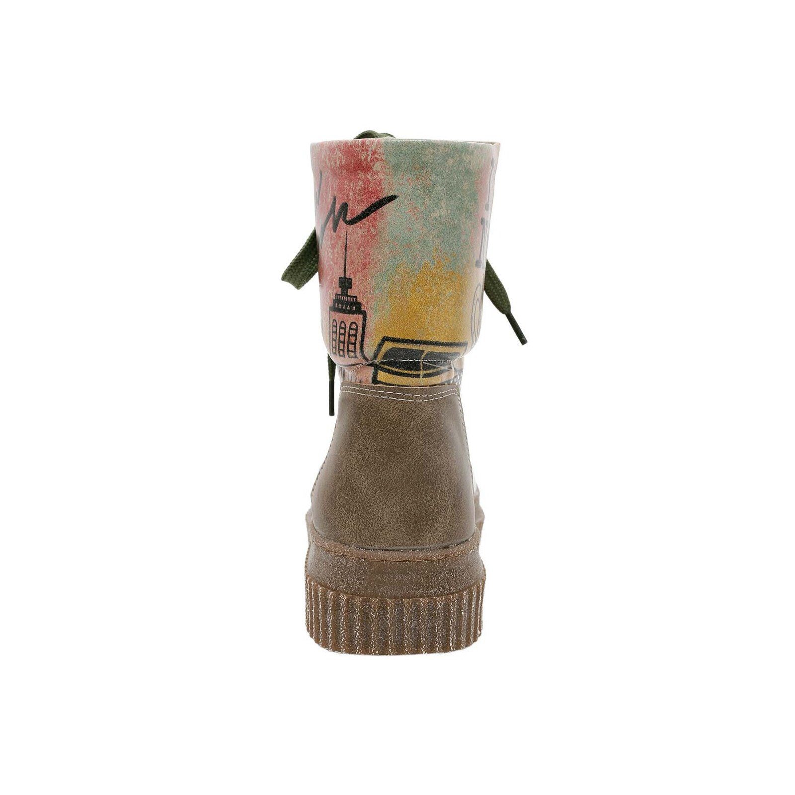 DOGO Future High Top Boots New York Damen Stiefeletten Schnürboots Handgefertigt