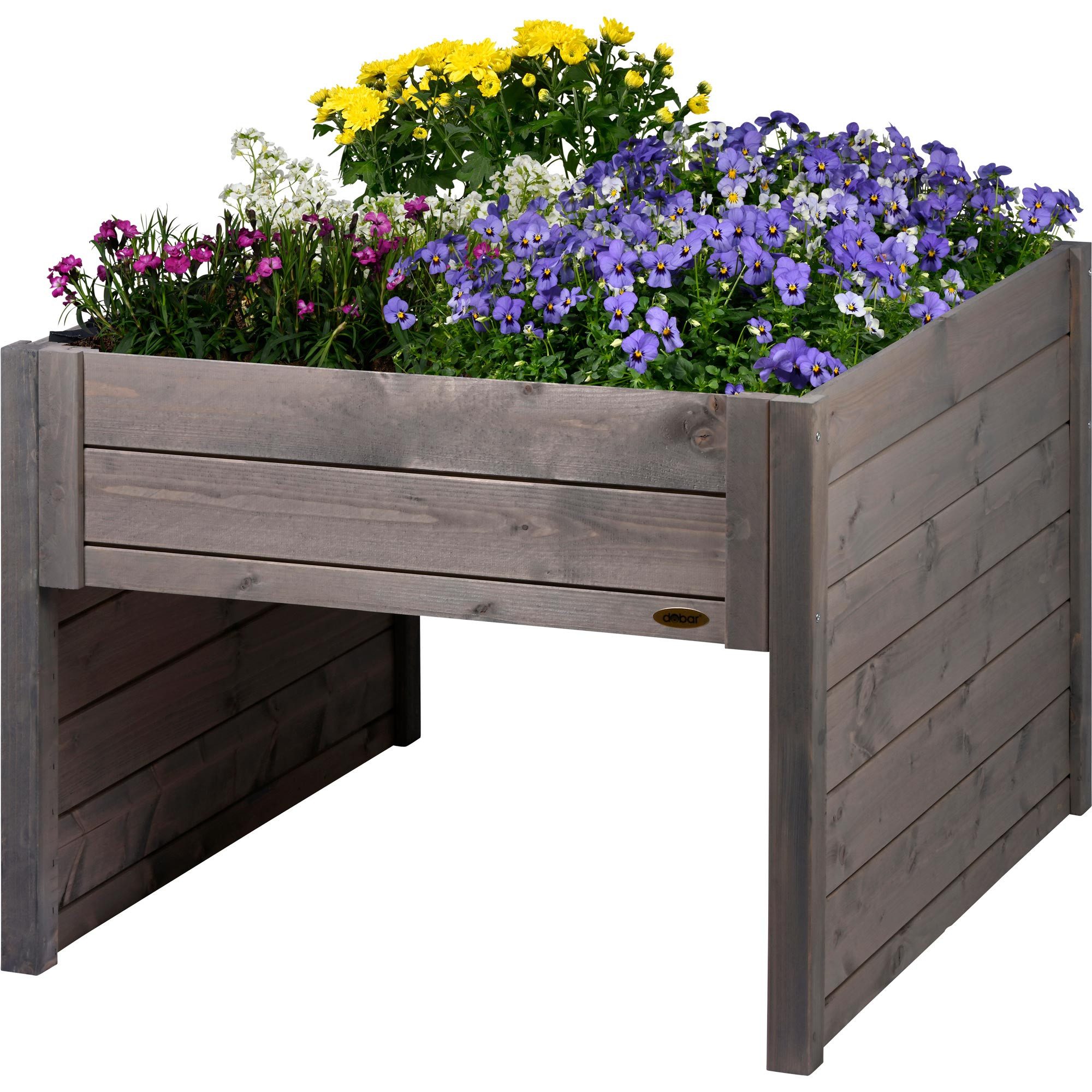 dobar Mähroboter-Garage Mährobotergarage mit integriertem Pflanzkasten, Automower-Unterstand