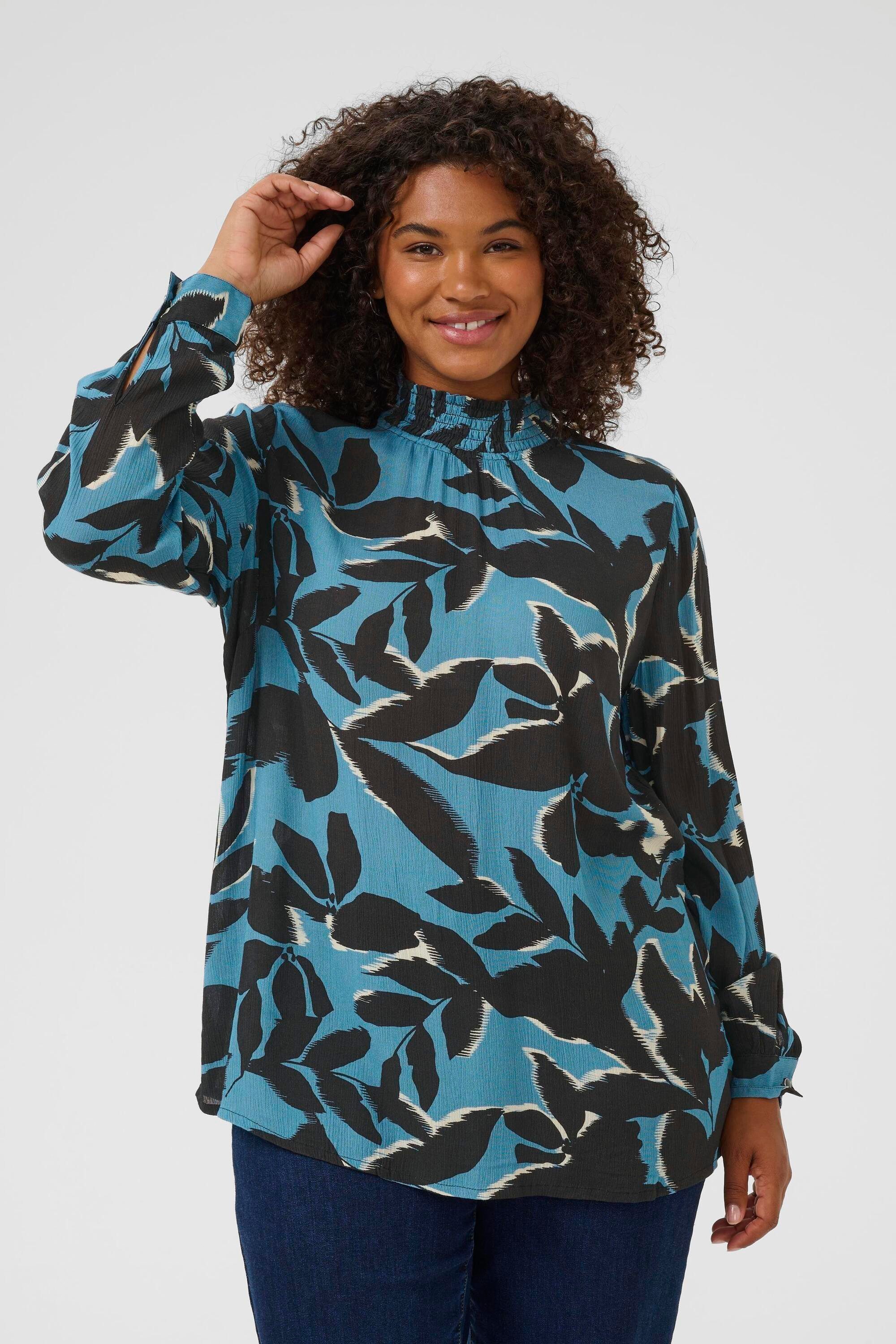 Langarmbluse Langarm-Bluse KCami