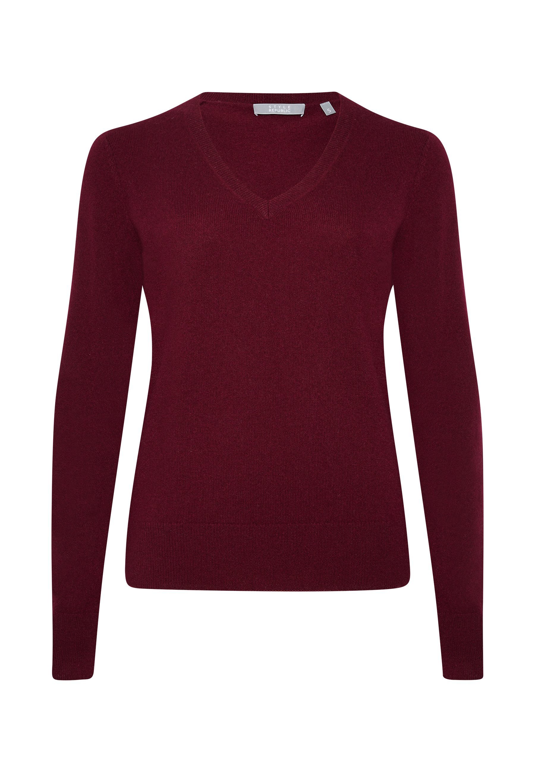 & Republic Style Kaschmirpullover V-Neck passion endless Kaschmirpullover