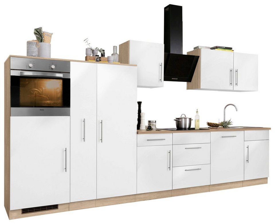 wiho Küchen Küchenzeile Cali, ohne E-Geräte, Breite 360 cm, Wahlweise mit  Aufbauservice