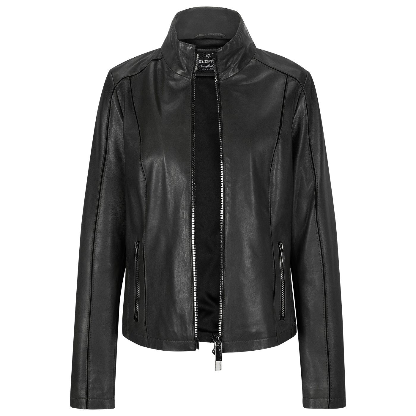 Milestone Lederjacke Gloria mit Jersey-Kombitation aus günstig online kaufen