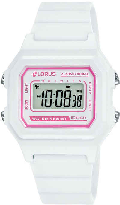 LORUS Chronograph Lorus Sport, R2321NX9, mit digitaler Anzeige, ideal auch als Geschenk
