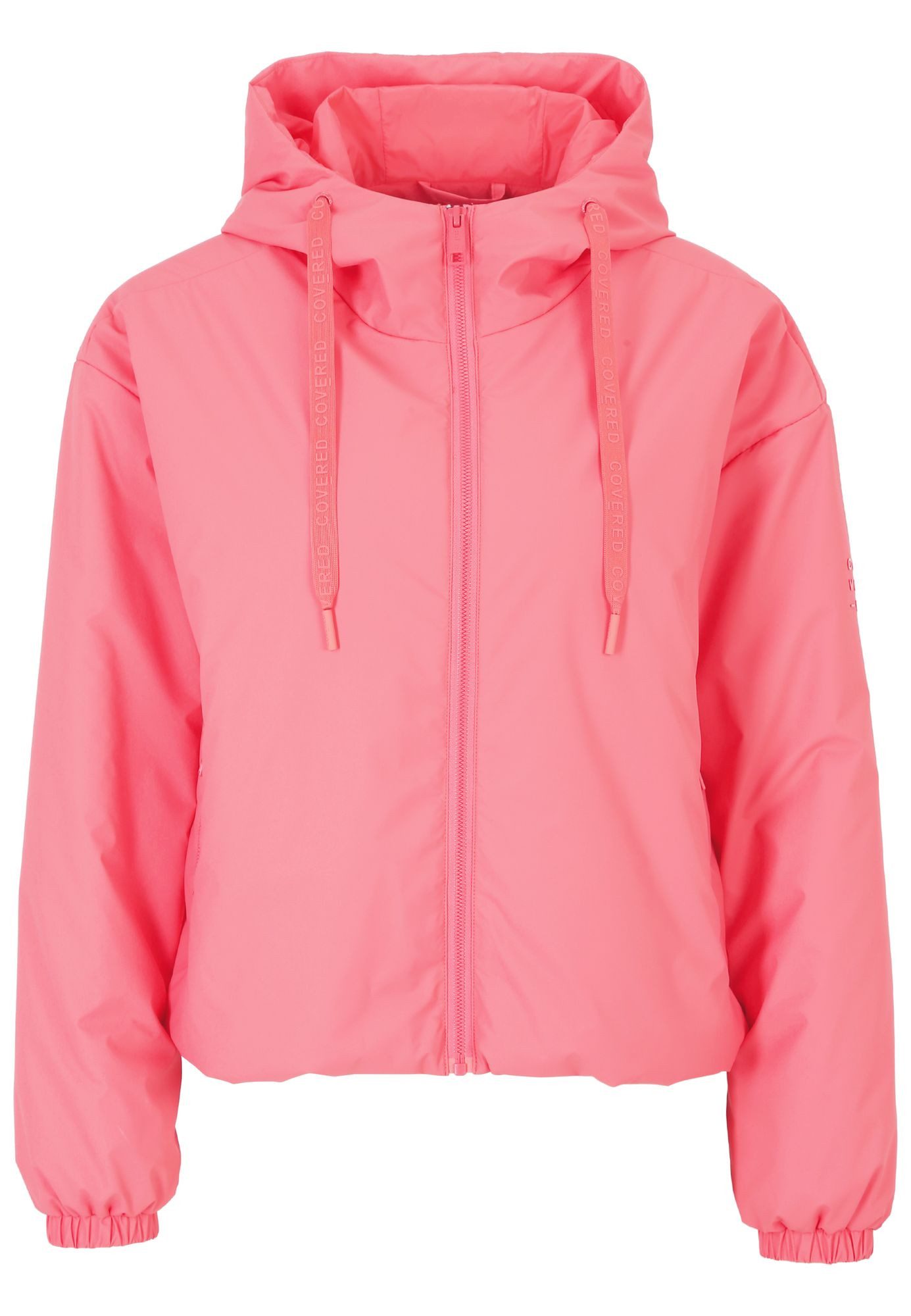 COVERED Funktionsjacke Pam L60377CO Modern Fit, Kapuze, Windschutzblende innen, Unifi REPREVE® Watte