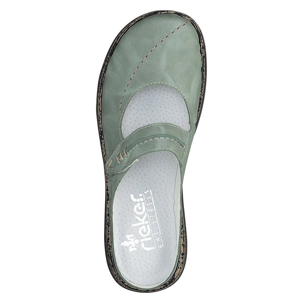 mint Rieker unbekannt Rieker Pantolette Clog 46374-52 grün Damen