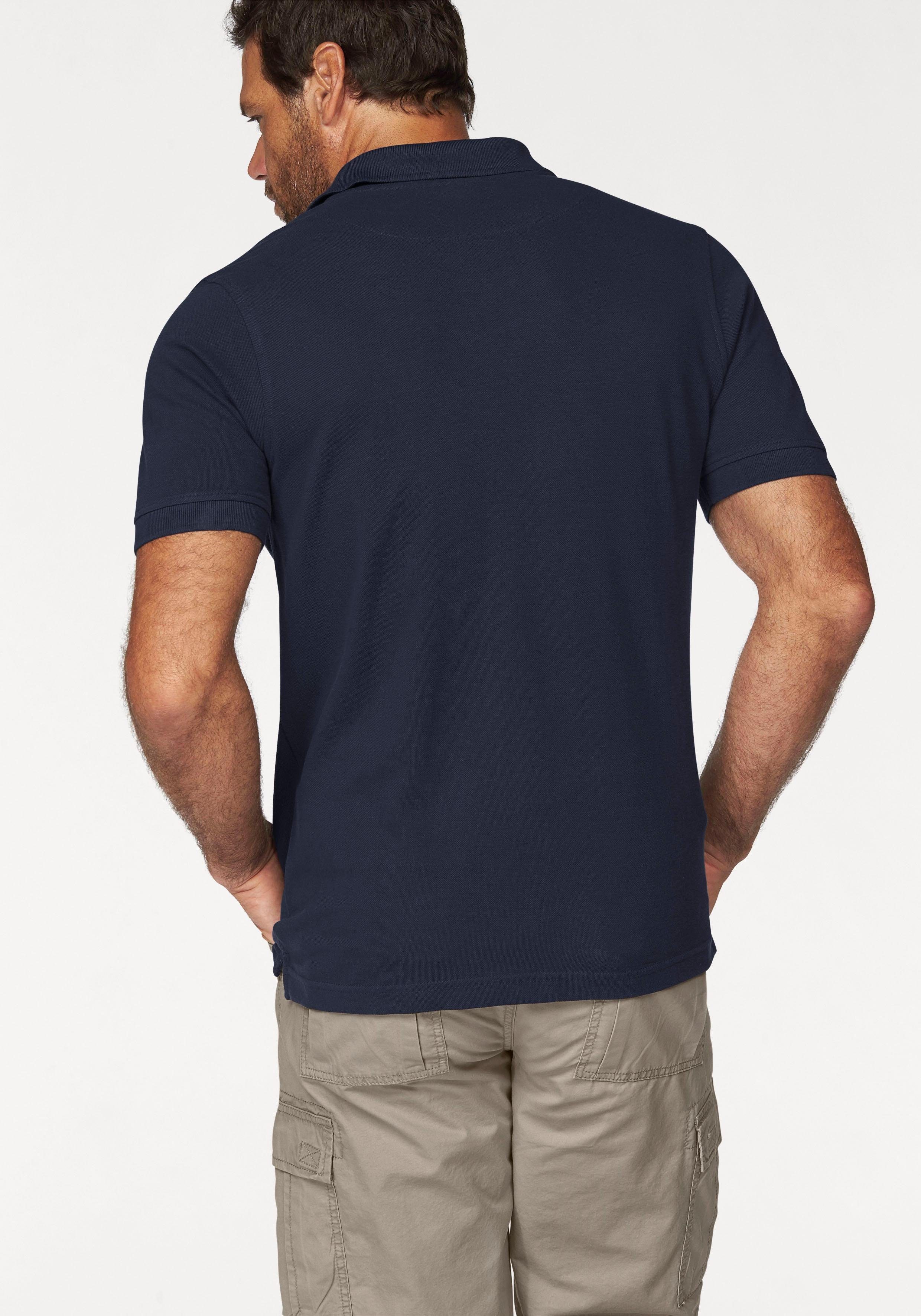 Man's World Poloshirt Kurzarm, lockere Passform, unifarben günstig online kaufen