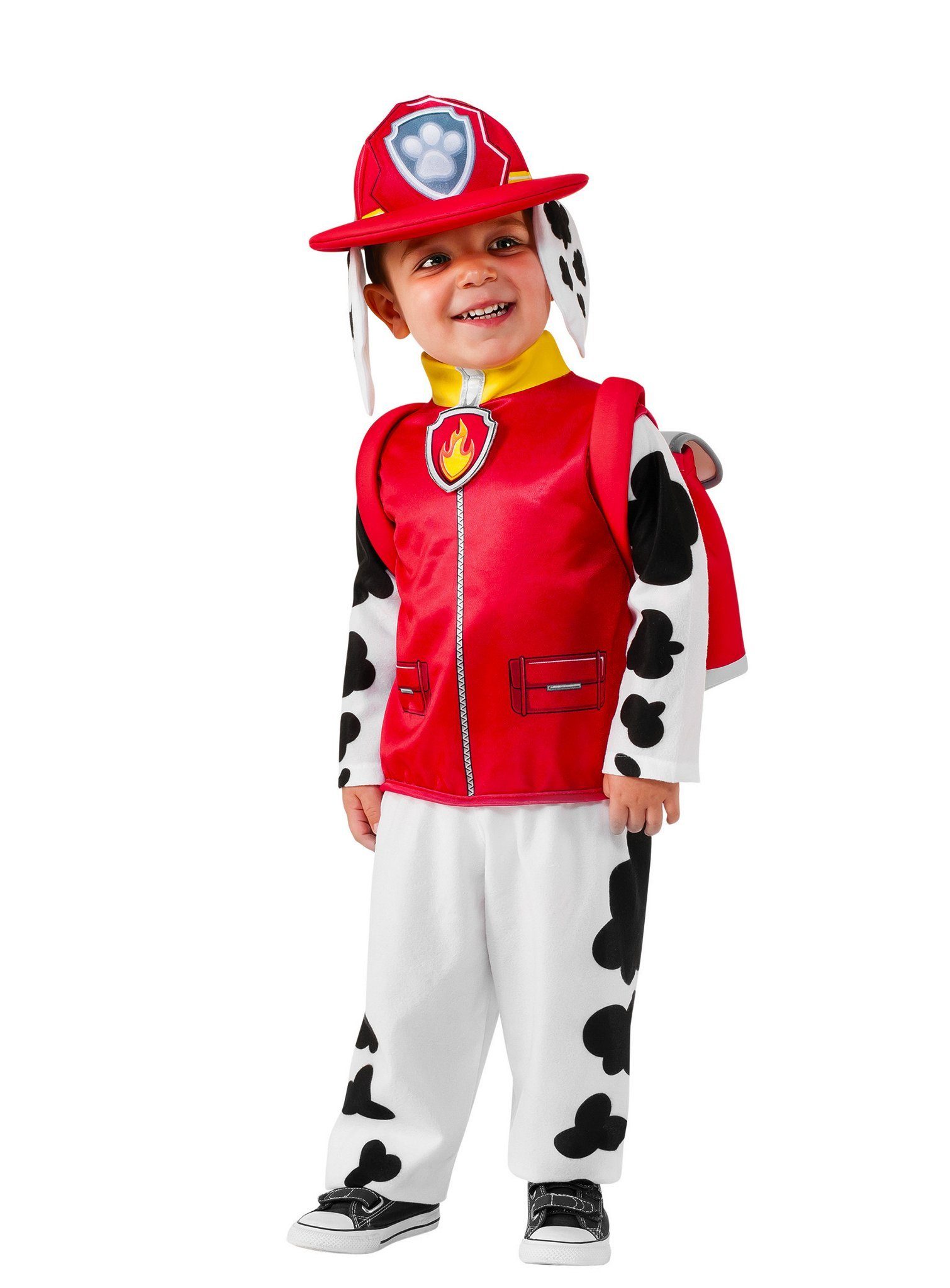 Metamorph Kostüm PawPatrol Marshall Karneval Faschingskostüm Kinder, Der tollpatschige Feuerwehrhund als süßes Kinderkostüm