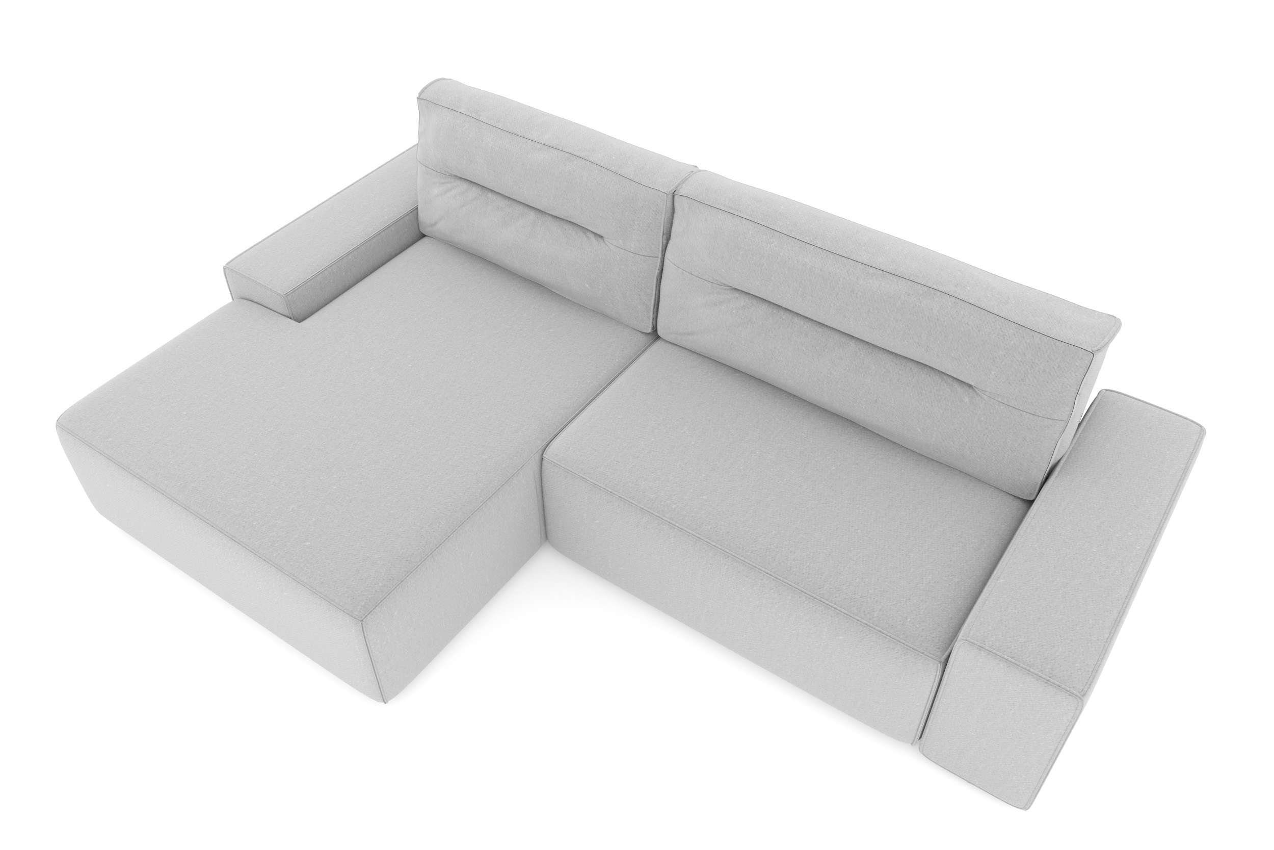 Ecksofa Emanuel, links wahlweise mane Stylefy rechts Eckcouch, Modern oder Bettfunktion bestellbar, L-Form, und Bettkasten, mit Design