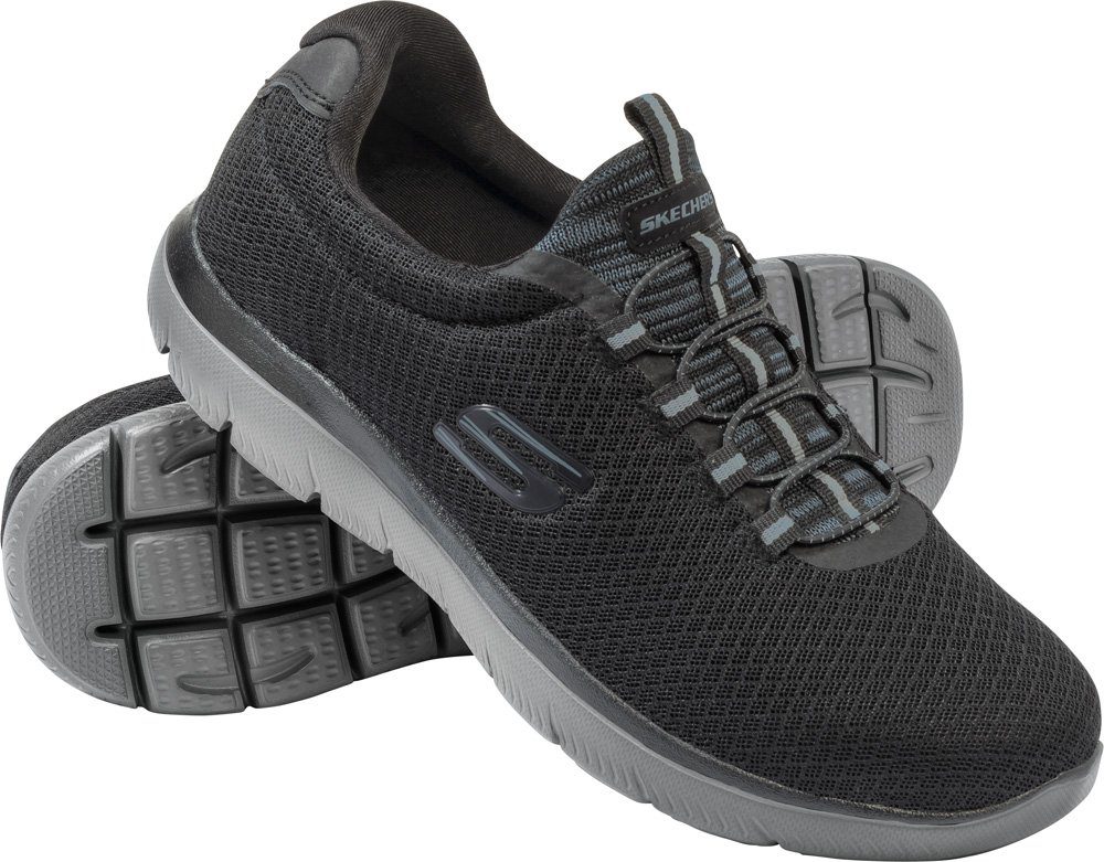 Skechers Slip-On Sneaker aus Flachstrick-Mesh mit günstig online kaufen