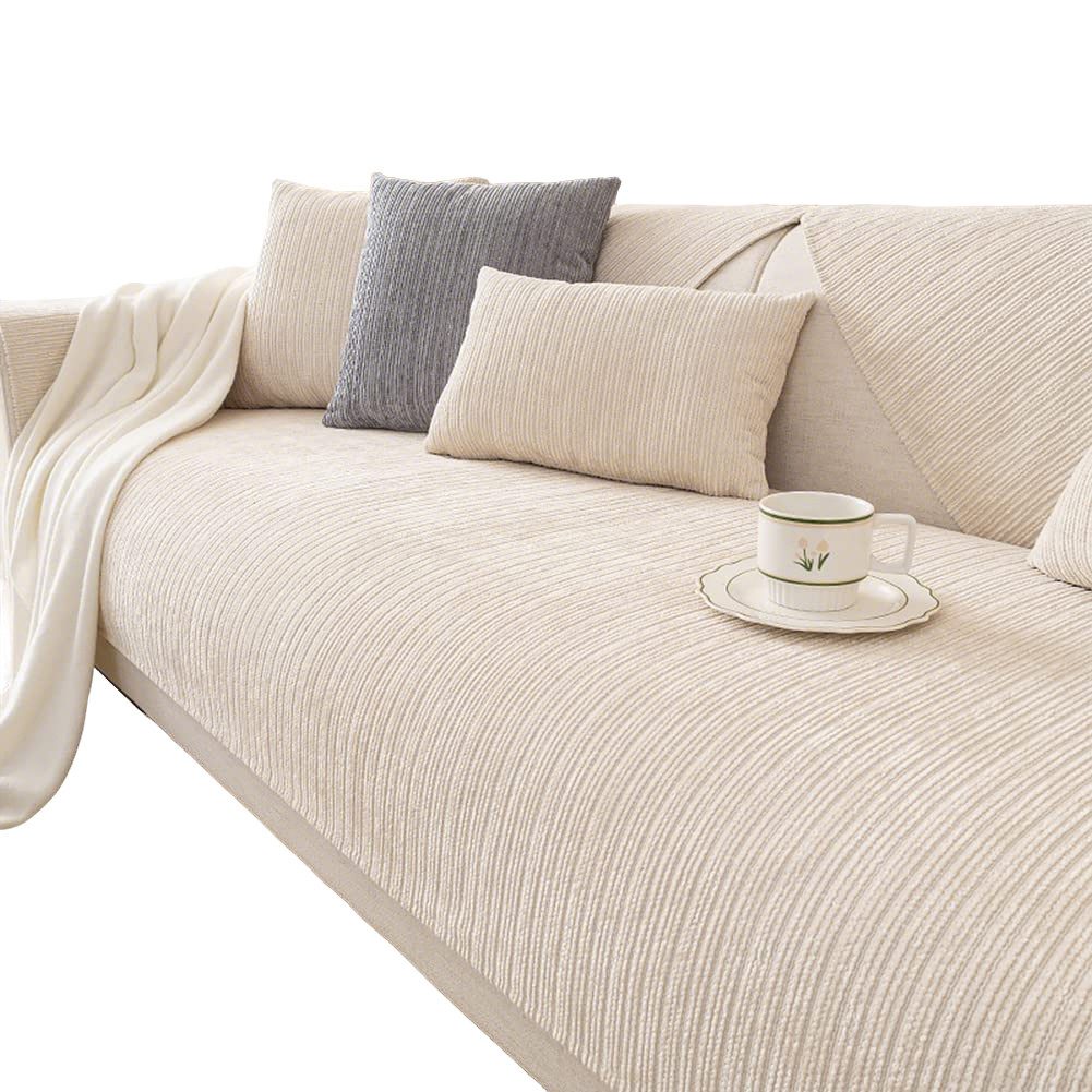 Zaewry Sofaschoner Sofa Überzug rutschfeste, Universal Sofaschoner 1 2 3 4 Sitzer, Waschbar Sofabezug Sofaüberwurf, Weiche Couchüberzug Überwurfdecken