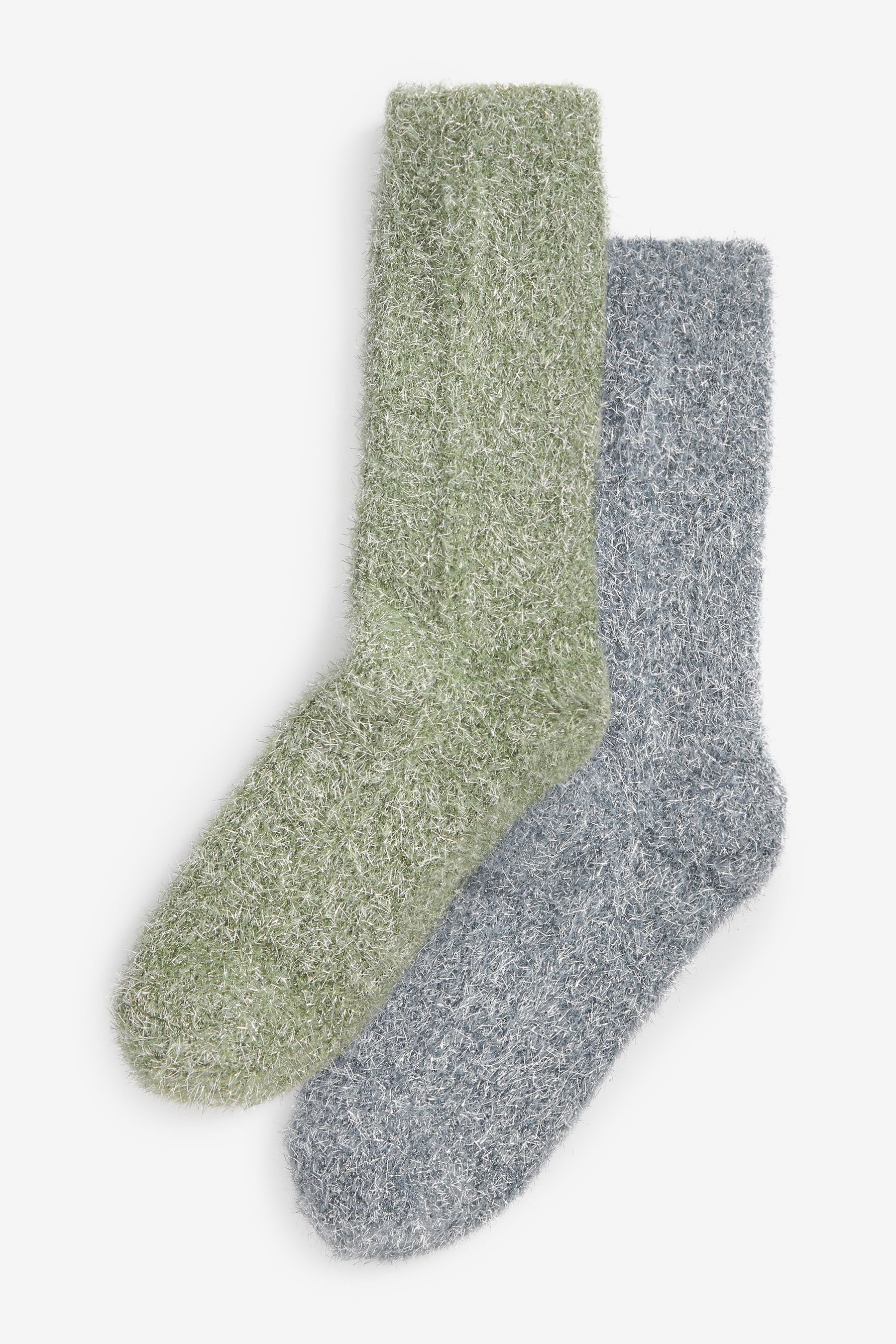 Kuschelige Strick-Socken Mit Personalisierung - Flauschige Haussocken Mit Rutschsicherheit