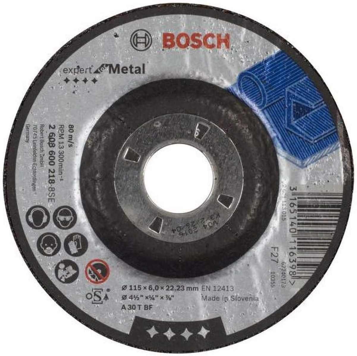 BOSCH Bohrfutter Bosch Schruppscheibe A 30 T BF 115 mm 6 mm gekröpft Expert for Metal