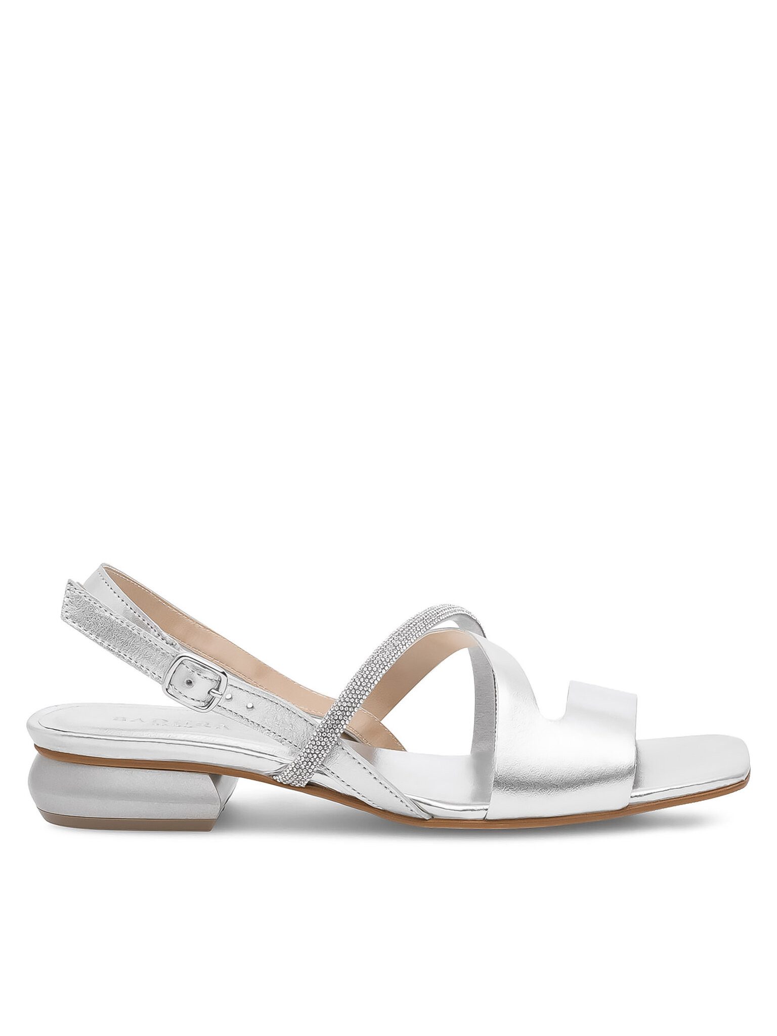 Badura Sandalen BRITTOLI-A023-01-1 Silberfarben Sandale