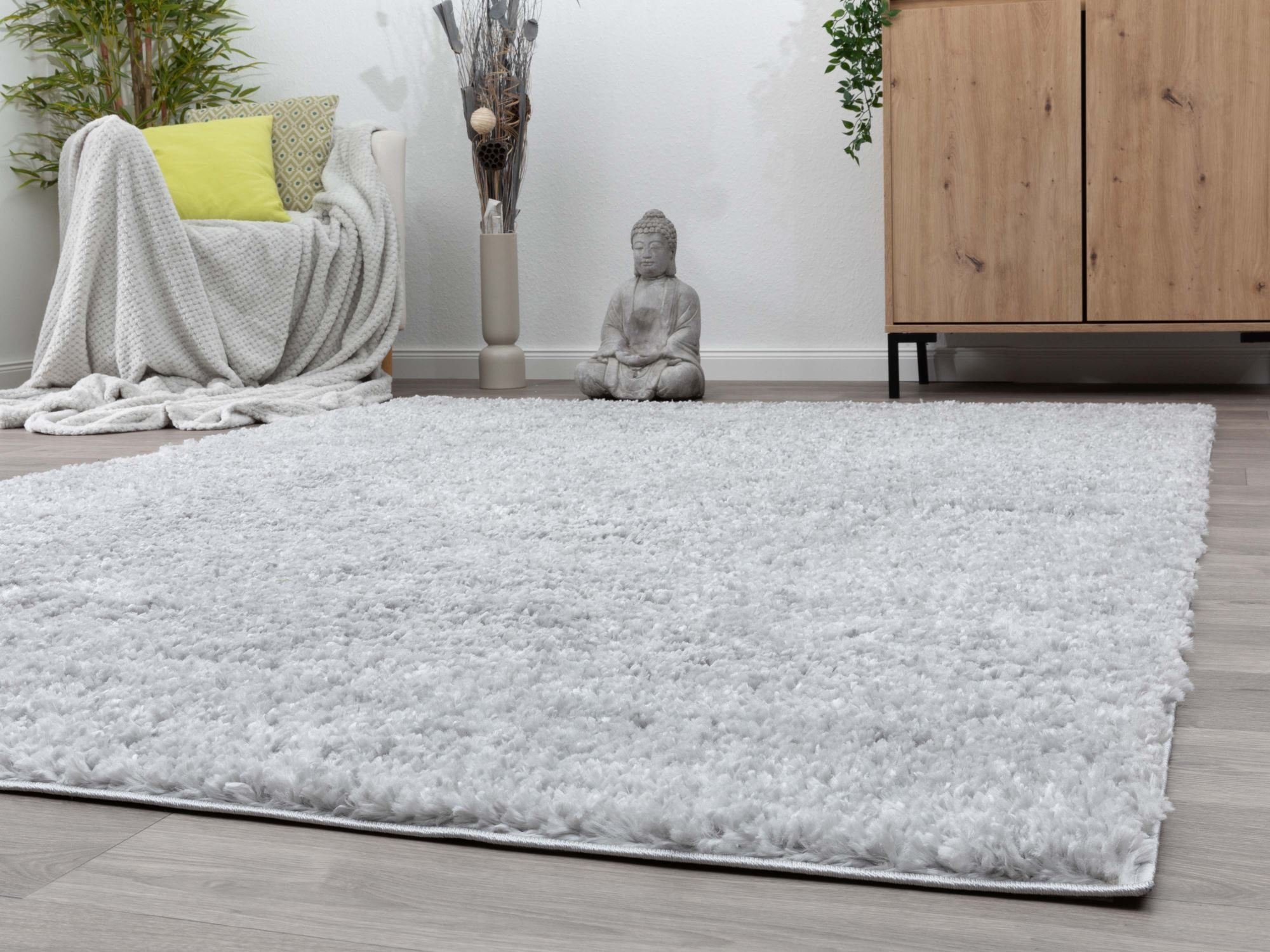 Steffensmeier Hochflor-Teppich Vaasa, Rechteckig, Shaggy, Langflor, günstig online kaufen