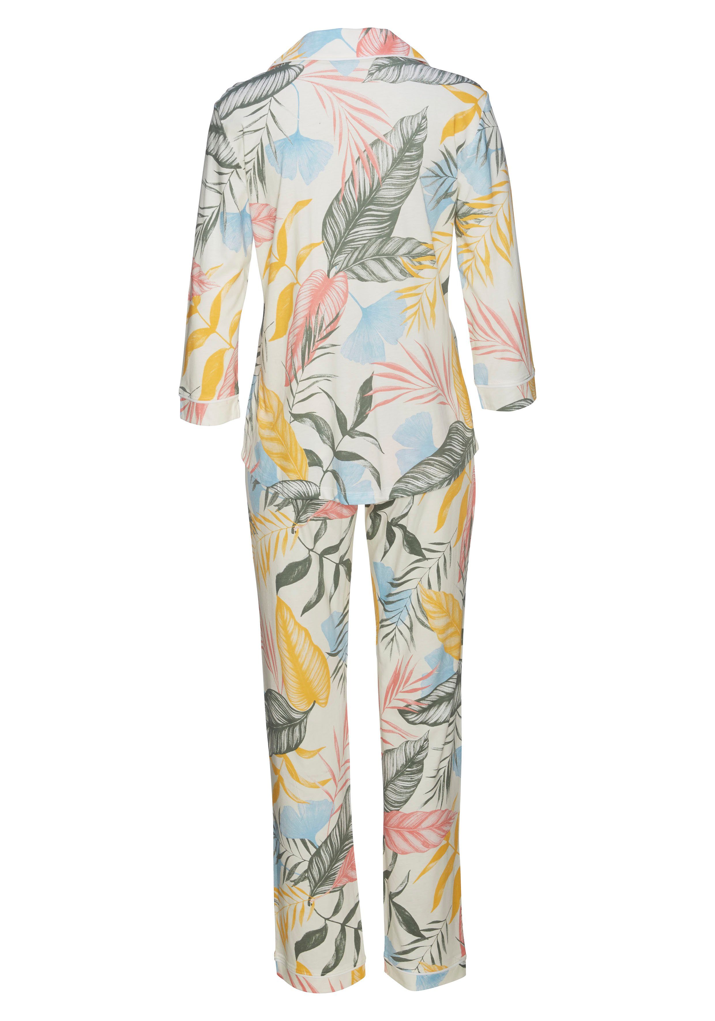 Vivance Dreams Pyjama Druck floralem mit gemustert-allover