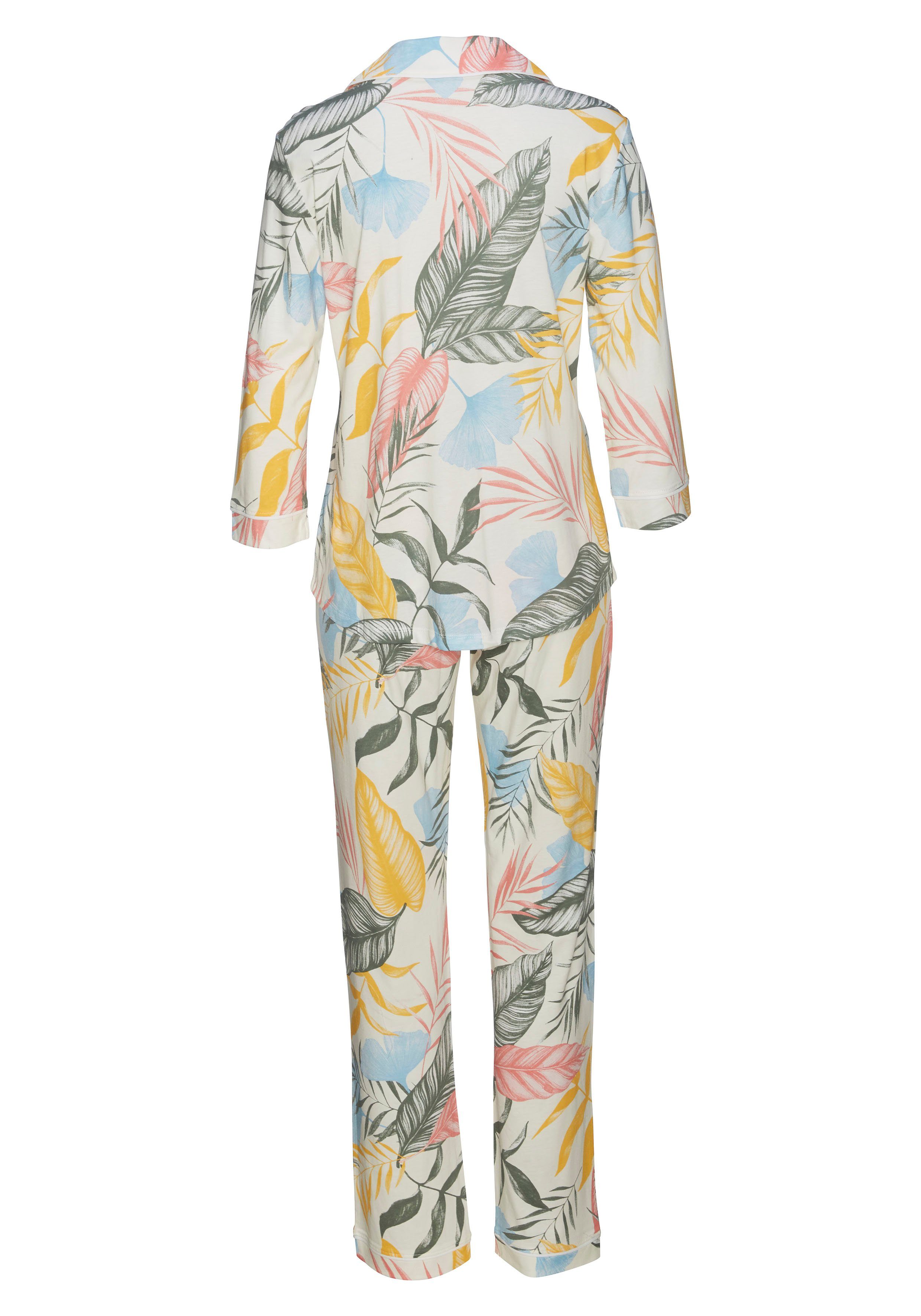 Vivance Dreams by Lascana Pyjama mit floralem Druck – Bild 4 von 5