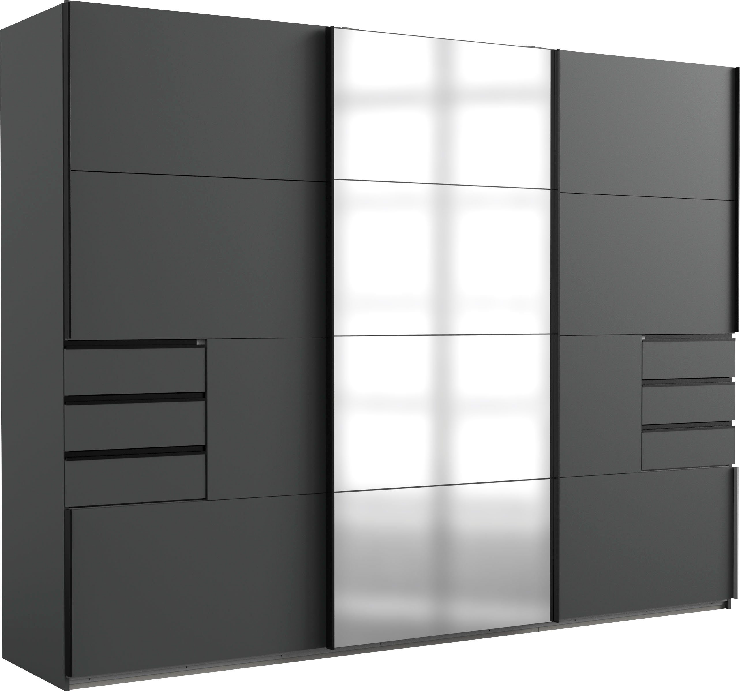 Wimex Schwebetürenschrank Saigon mit Spiegeltür, 3 Türen, 270cm breit