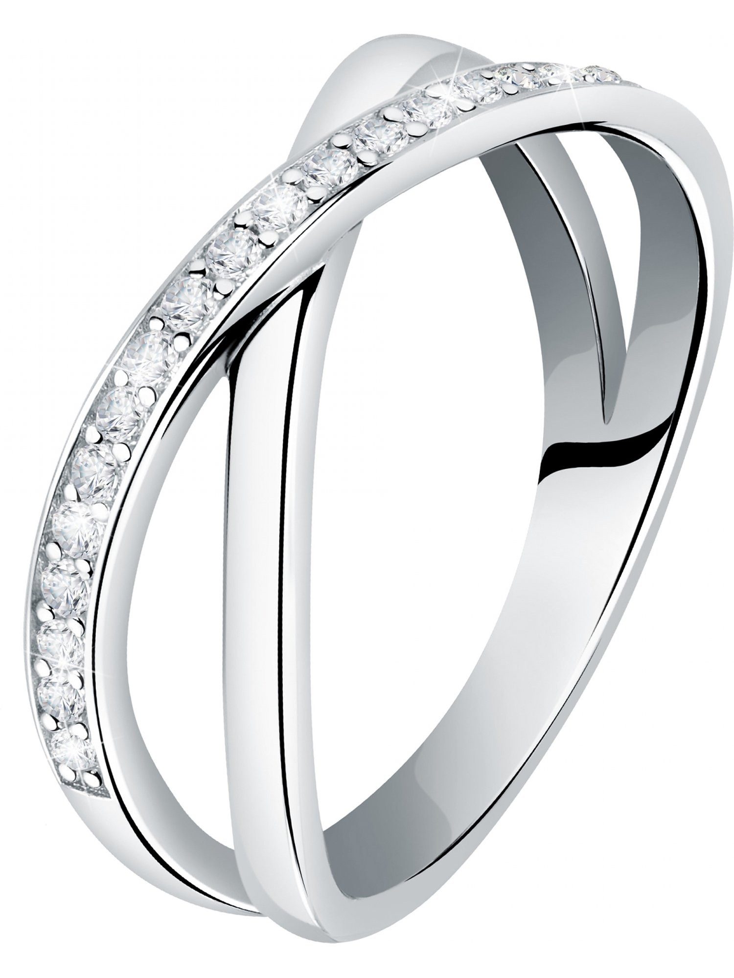 CHRIST Silberring CHRIST Damen-Ring 925er Silber, recycelt Zirkonia, Zirkon günstig online kaufen