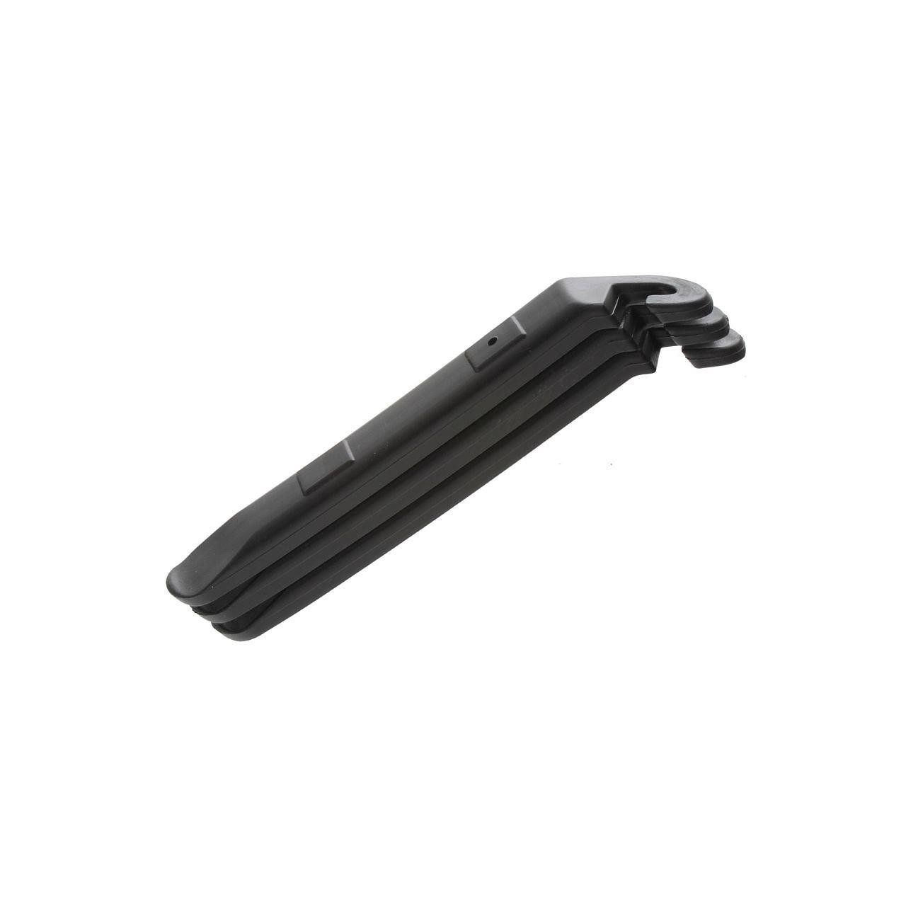 TiyoBike Fahrradreifenheber Шинний прас Set 3 teilig Hart Kunststoff schwarz