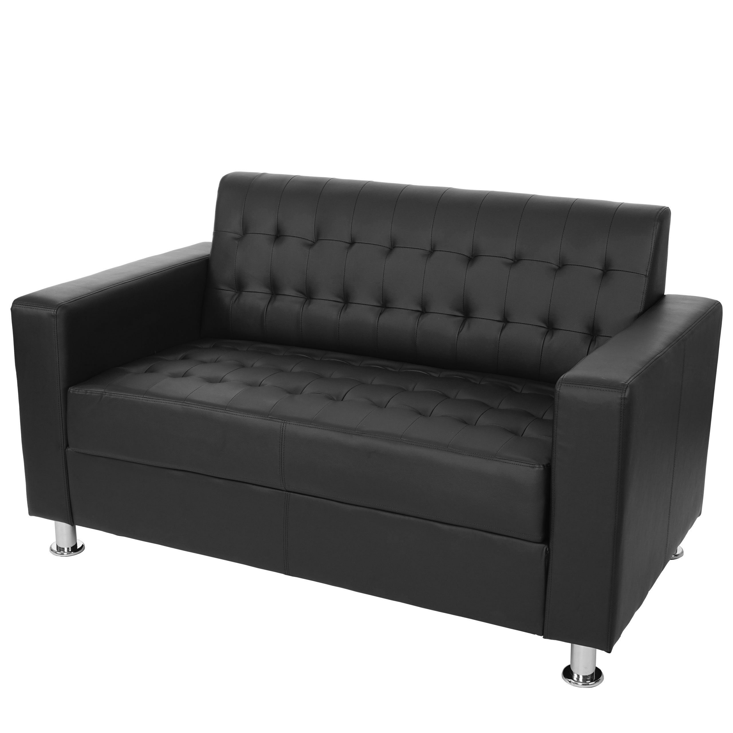 MCW 2-Sitzer 2er-Sofa-Pori schwarz | schwarz