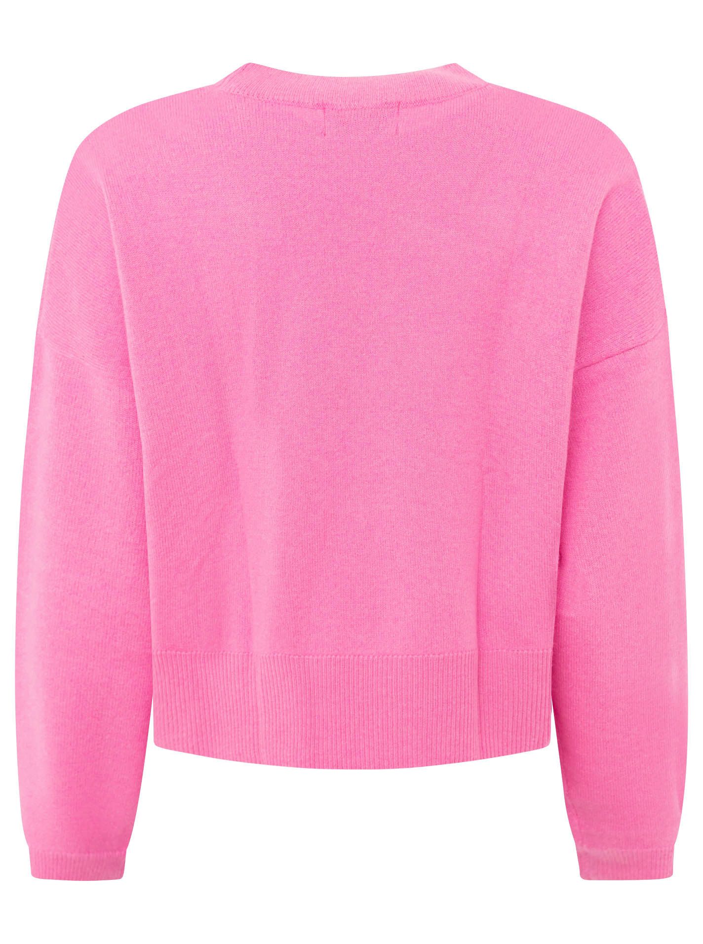 Zwillingsherz Kaschmirpullover Kastiger Rundhalspullover