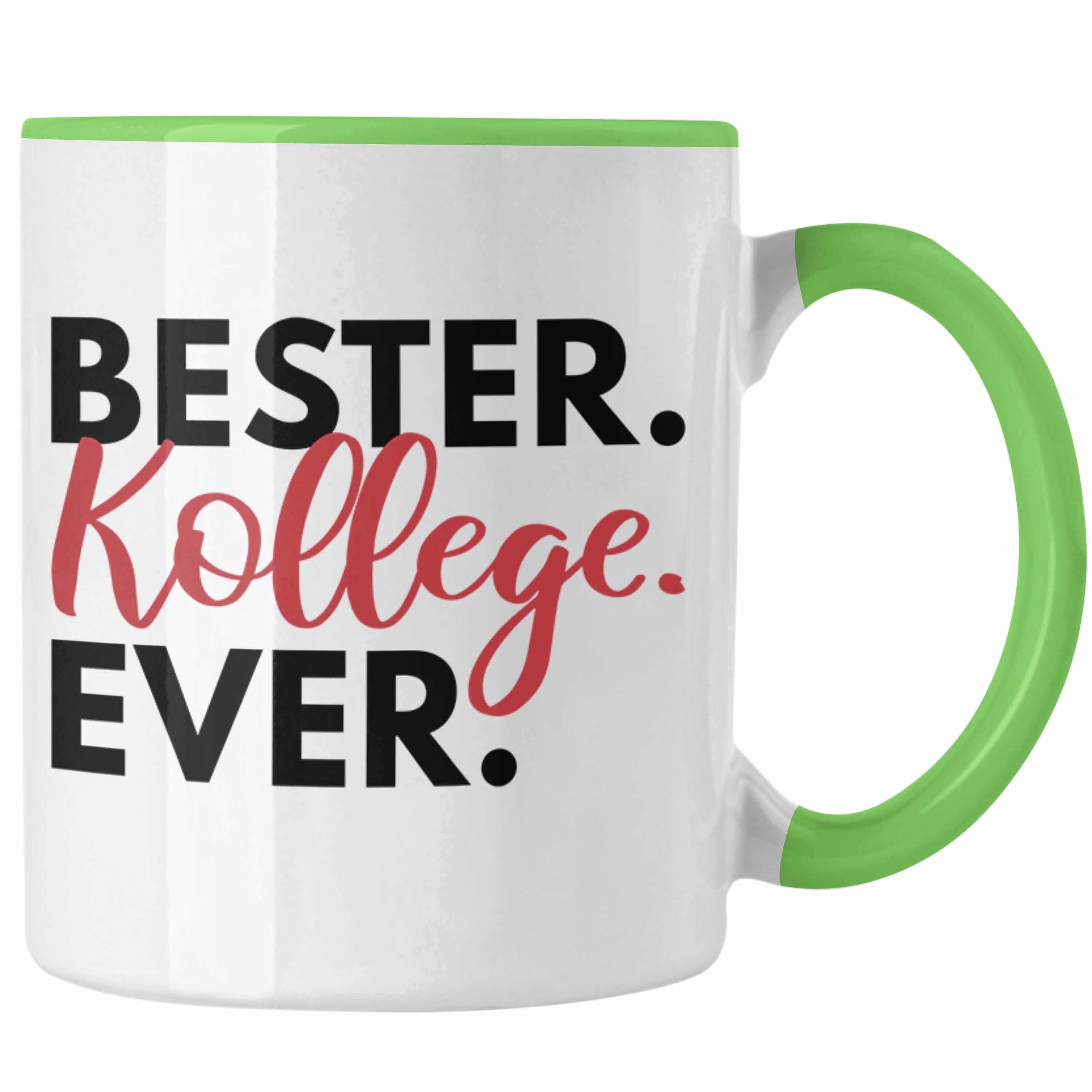 - Tasse Lieblingskollege Kollegen Kaffeetasse Tasse Kollege Abschiedsgeschenk Büro Grün Trendation Geschenk Bester Trendation