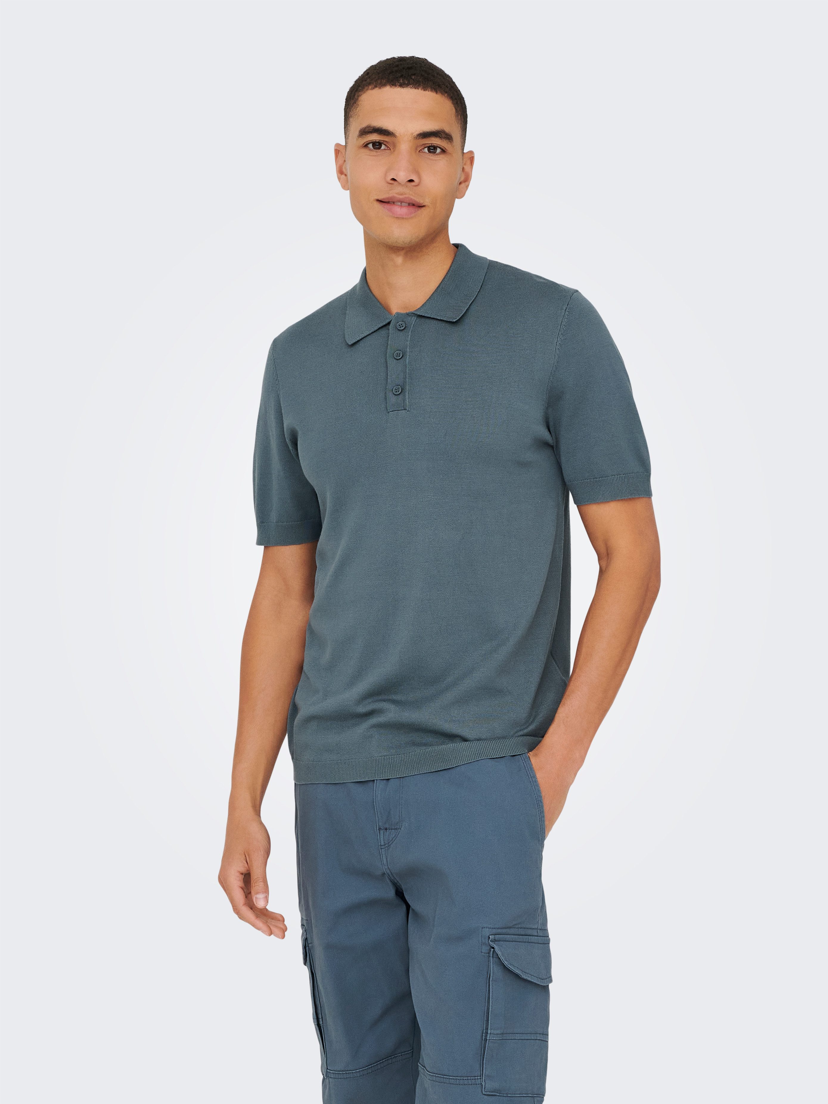 ONLY & SONS Poloshirt ONSWYLER LIFE REG 14 SS POLO KNIT NOOS