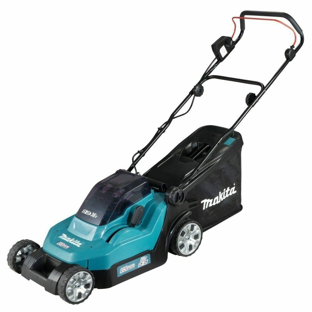 Makita Akkurasenmäher DLM382Z / 2x 18V / Sologerät, (Makita Akkurasenmäher DLM382Z Ohne Akkus/Ladegerät, Ohne Akkus/Ladegerät), Ohne Akkus/Ladegerät